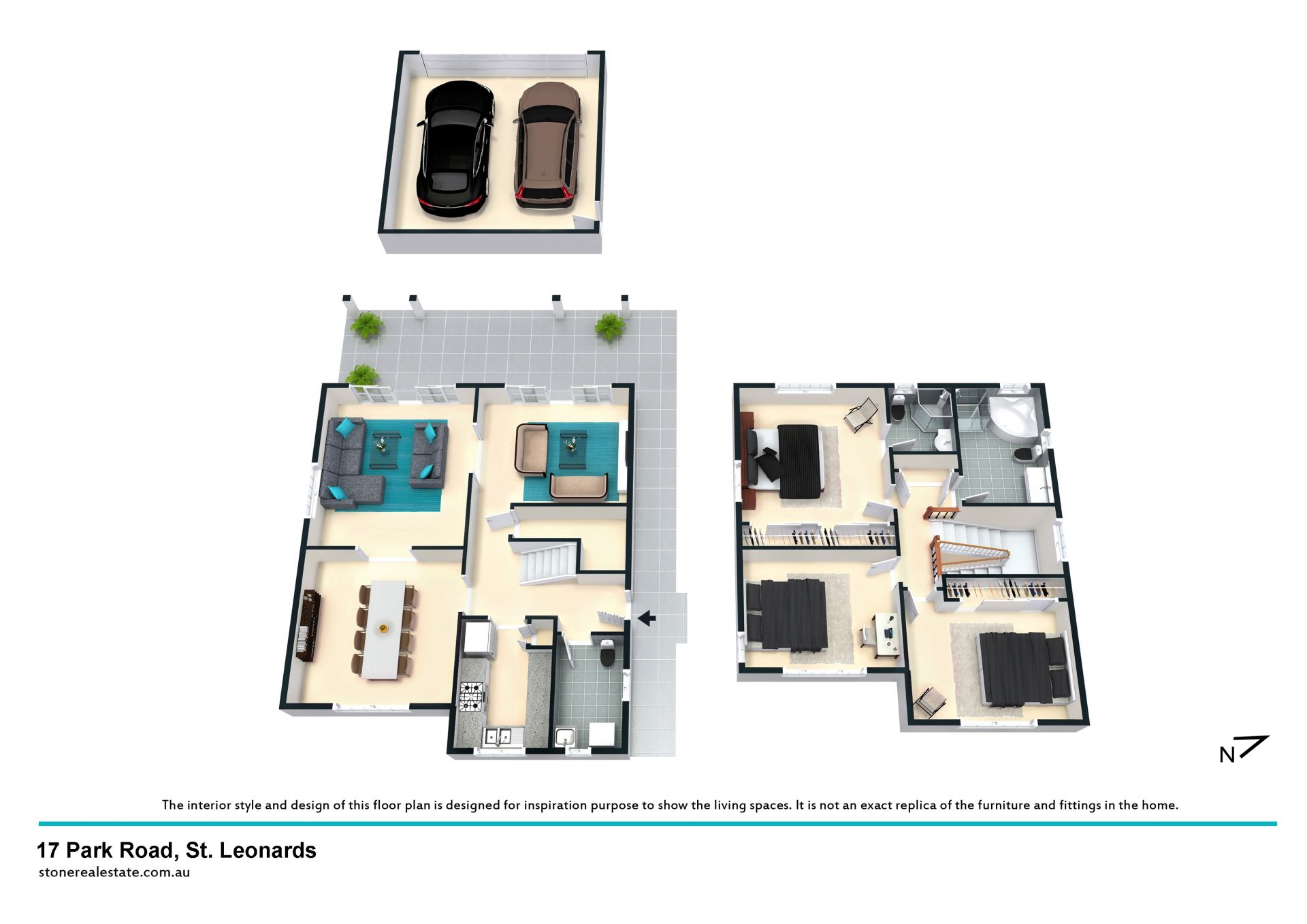 Whisper quiet family living with dual street access
