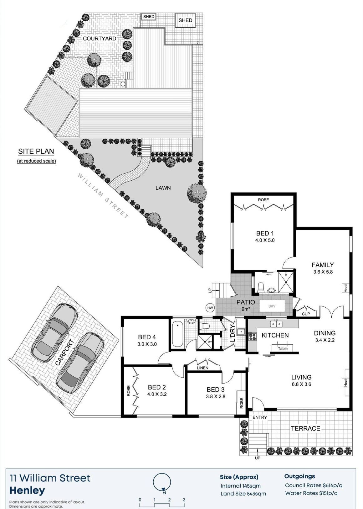 Huge 4 bedrooms houses near the water.