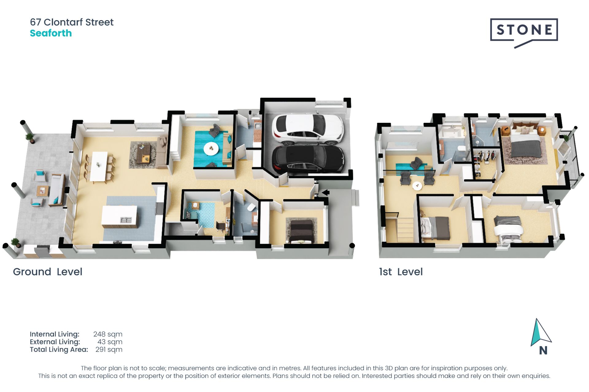 Exceptional coastal-inspired family entertainer