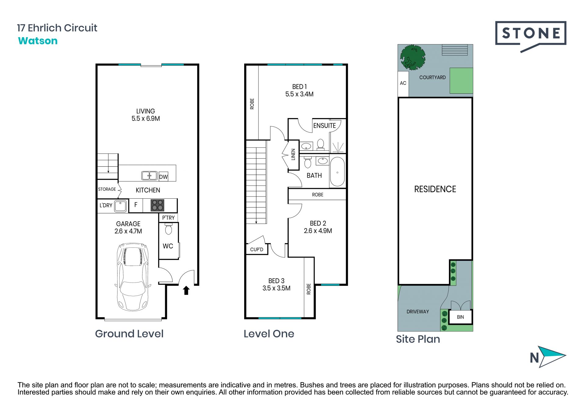 Separate-title executive residence opposite parkland in Watson