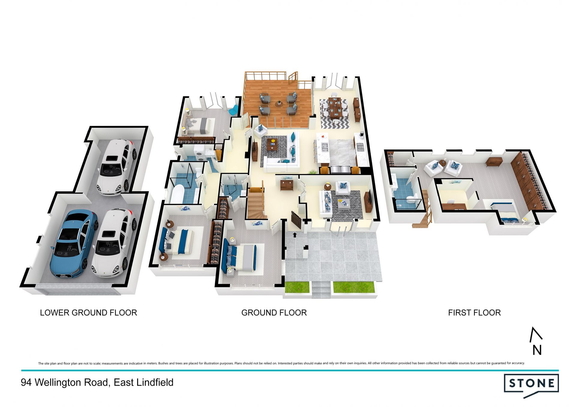 Modern high-quality vast north to rear land