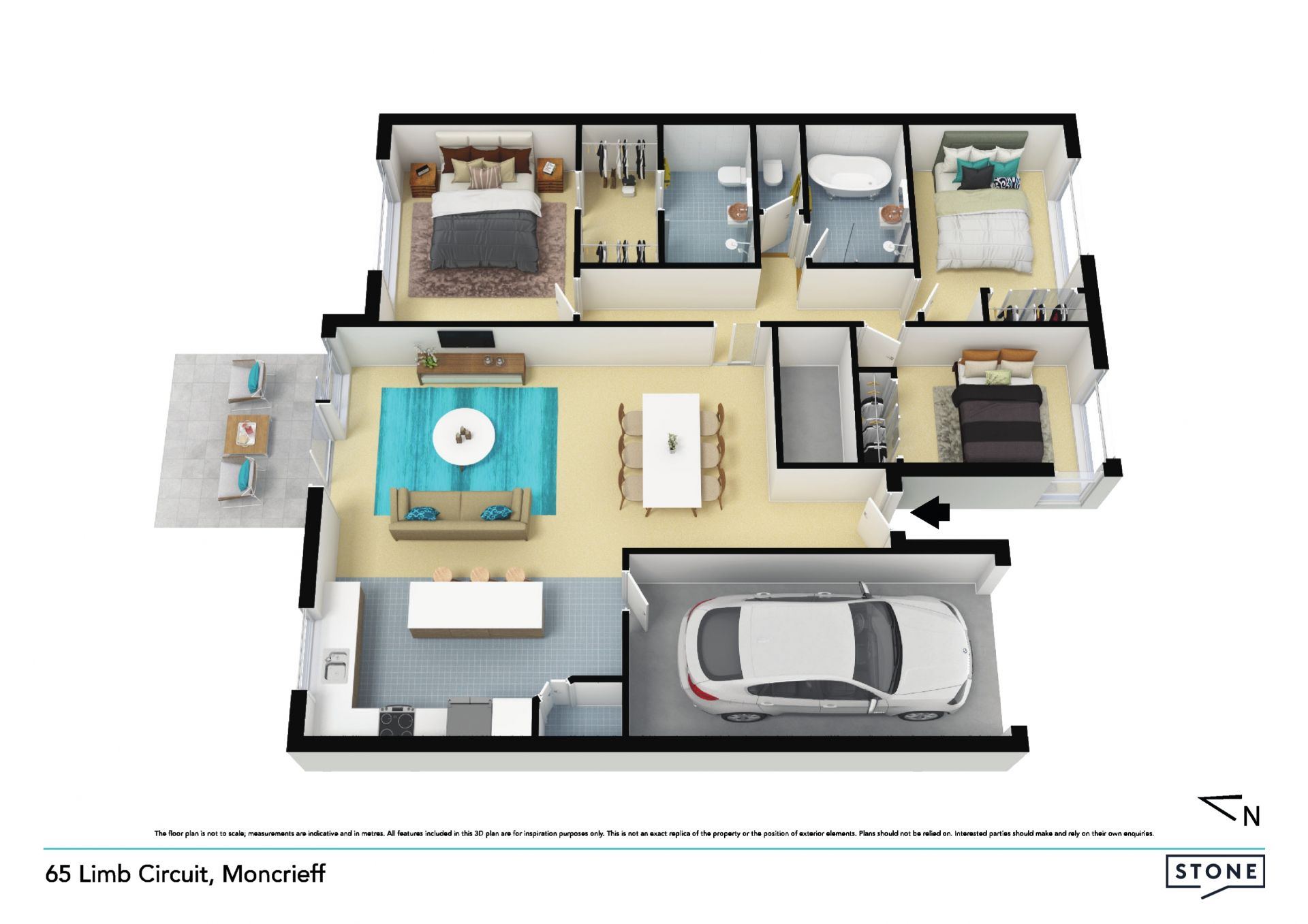 Separately titled 145sqm residence