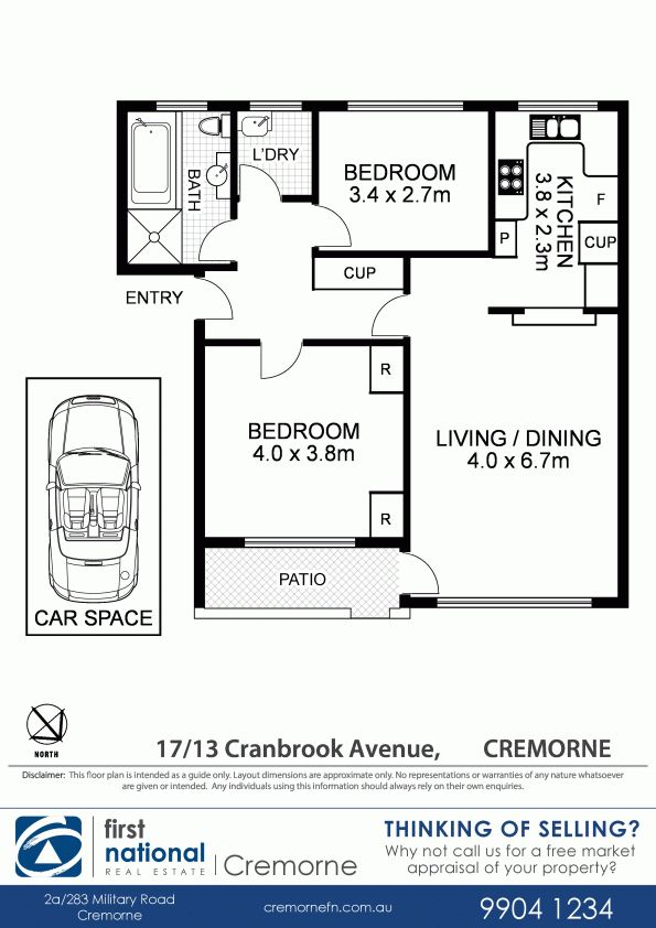Ground Floor - 2 Bedroom Apartment