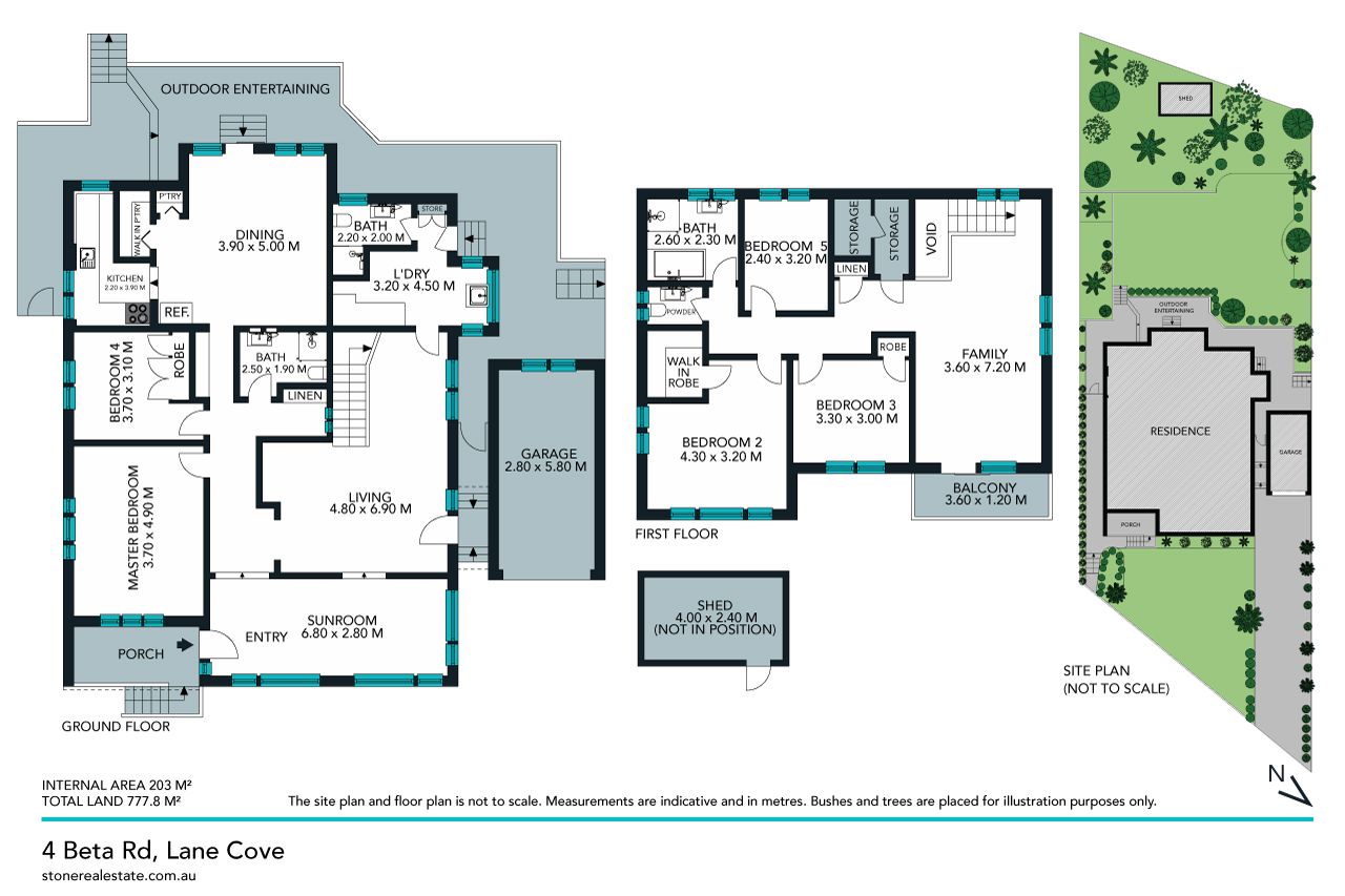 Family living in a premium address