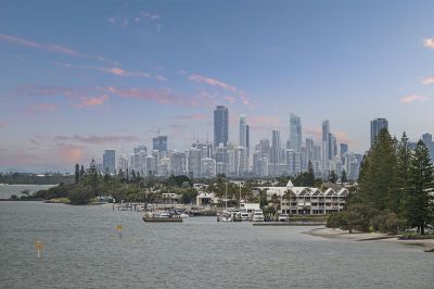 Exclusive, Elevated Apartment Encircled by a Water Wonderland