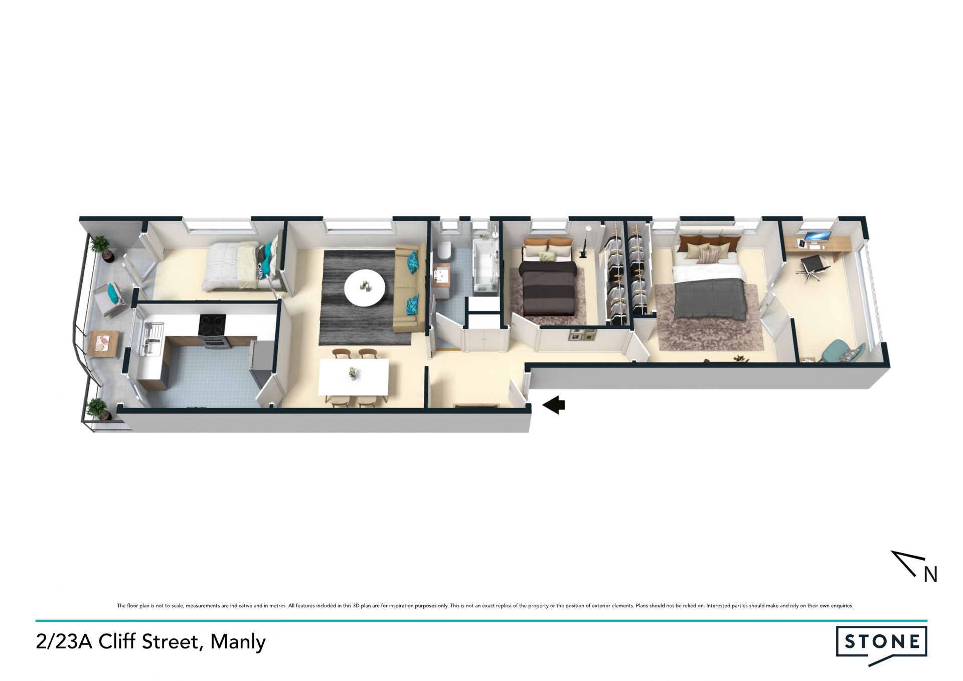 Boutique character apartment on the Eastern Hill