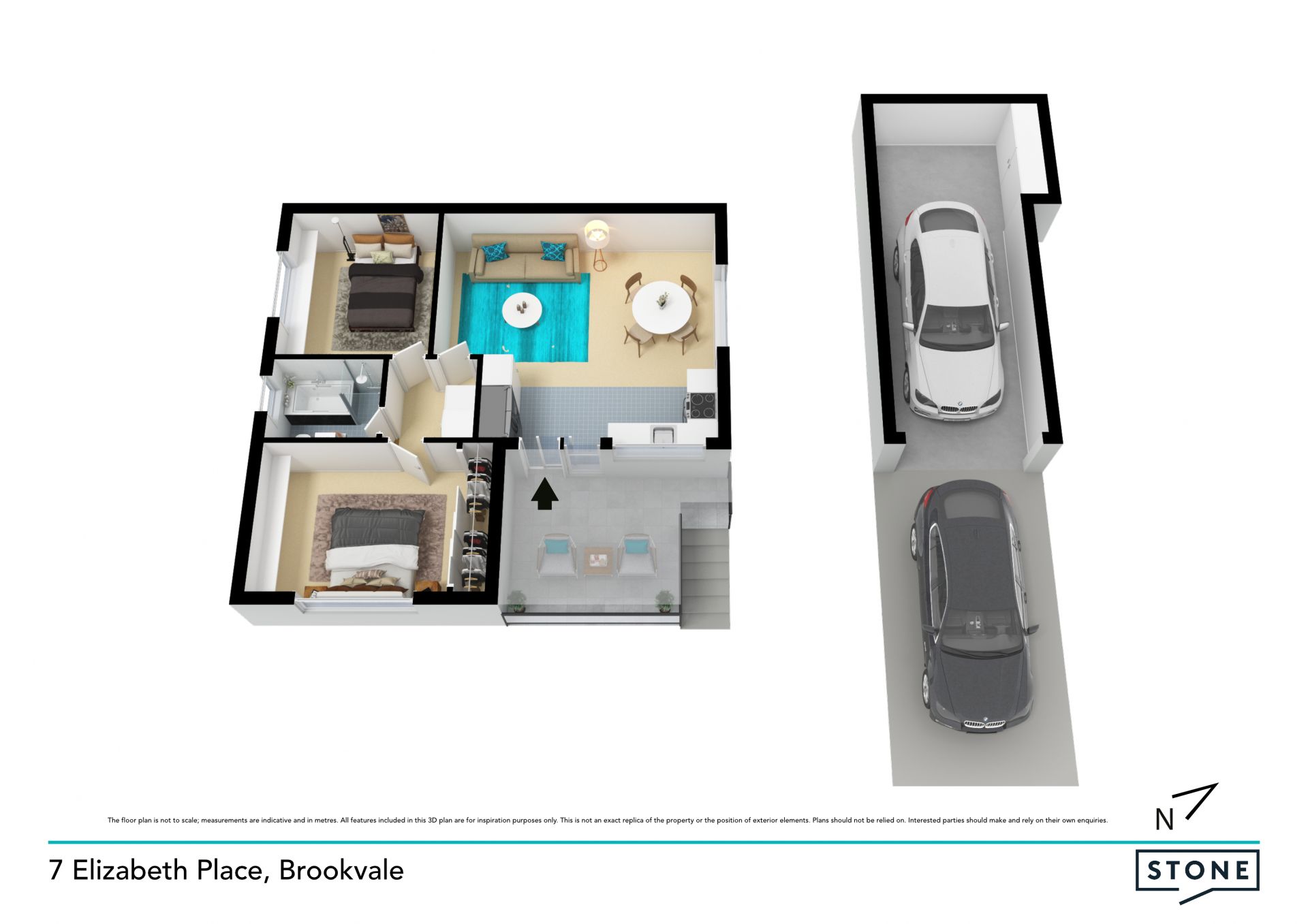 Two bedroom flat in convenient location