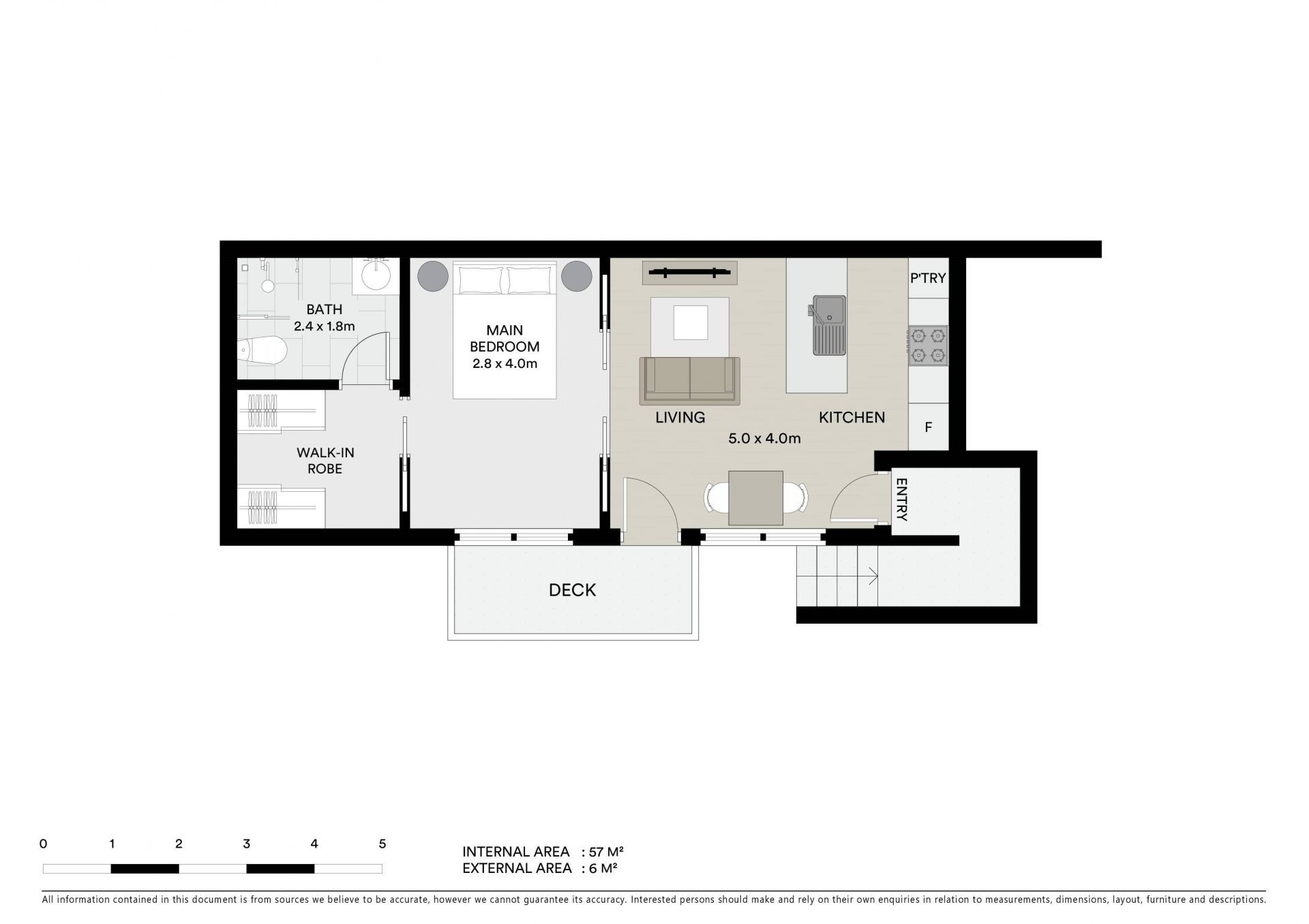Stylish inner city pad