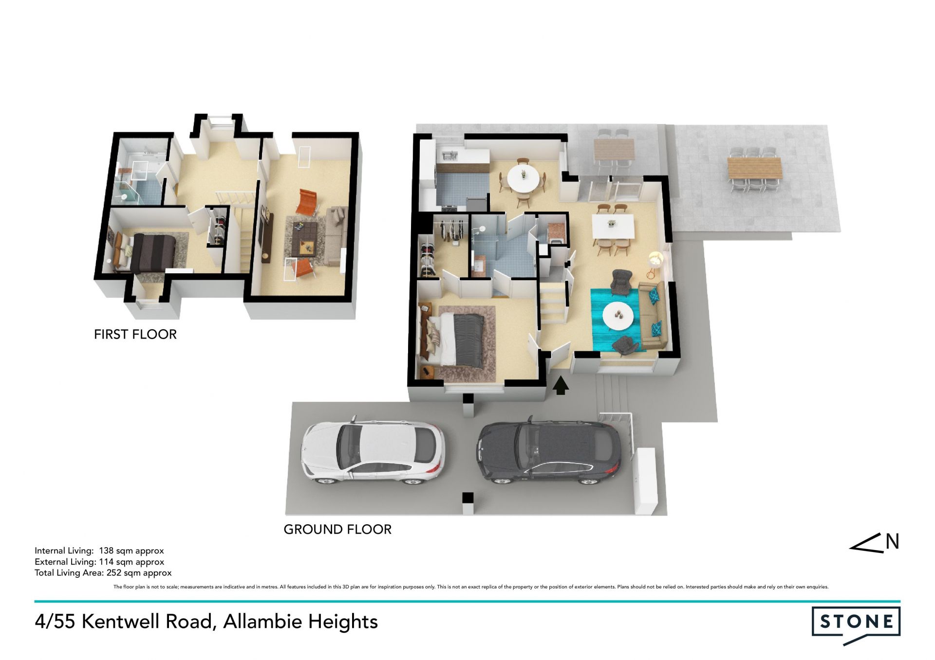 Immaculate and private over-55s townhome