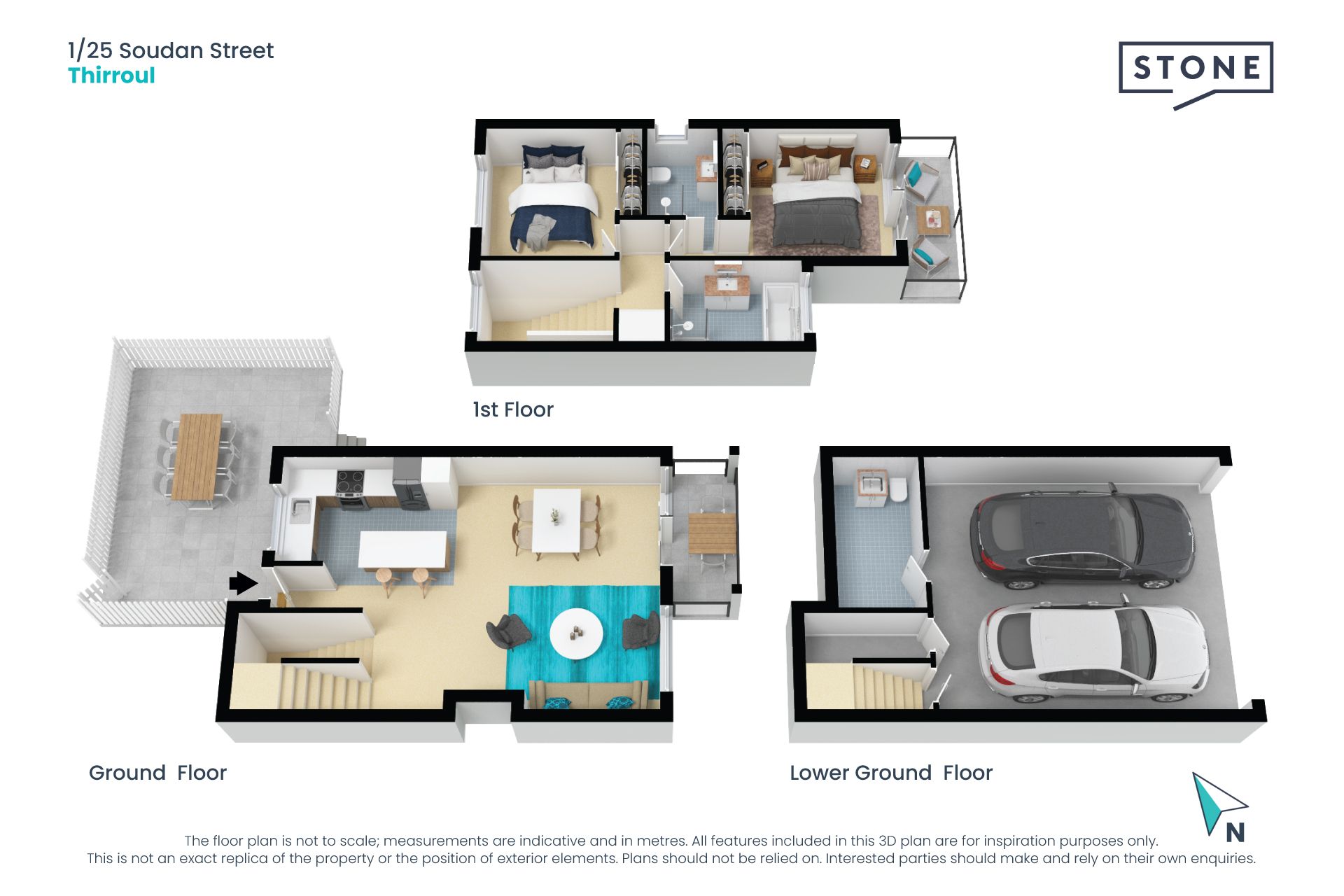Convenient easycare townhouse with ocean outlook