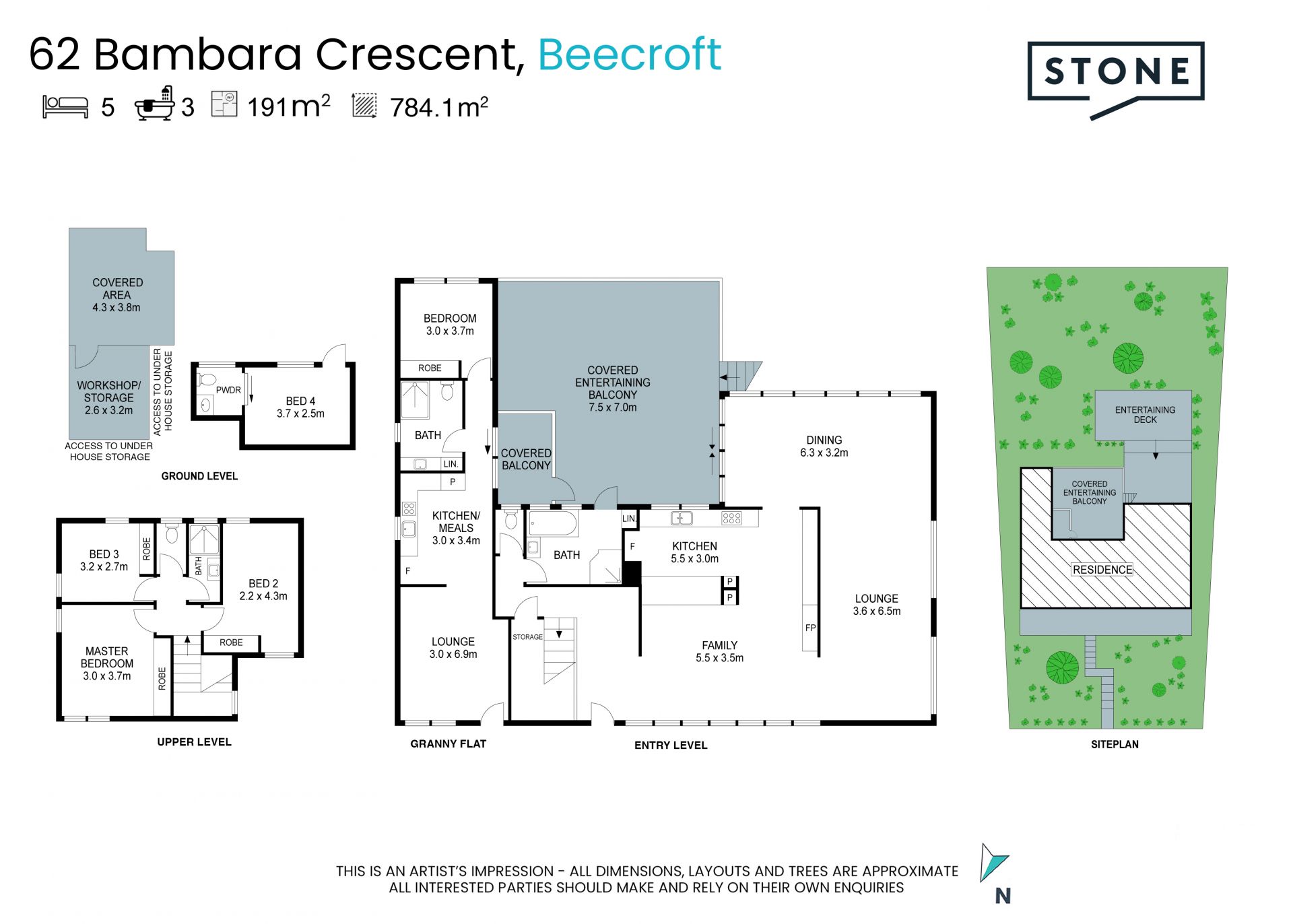 Stylish family home plus separate self-contained accommodation in Cheltenham Girls zone