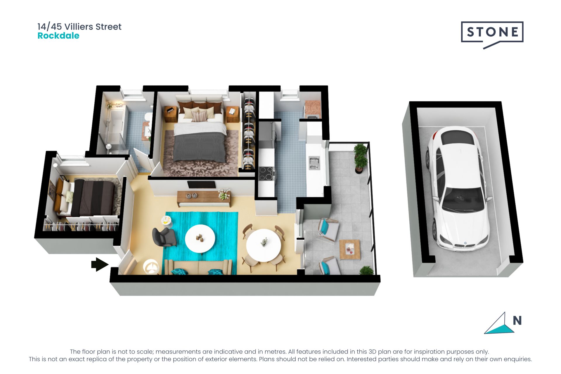Well-presented unit in quiet and central pocket