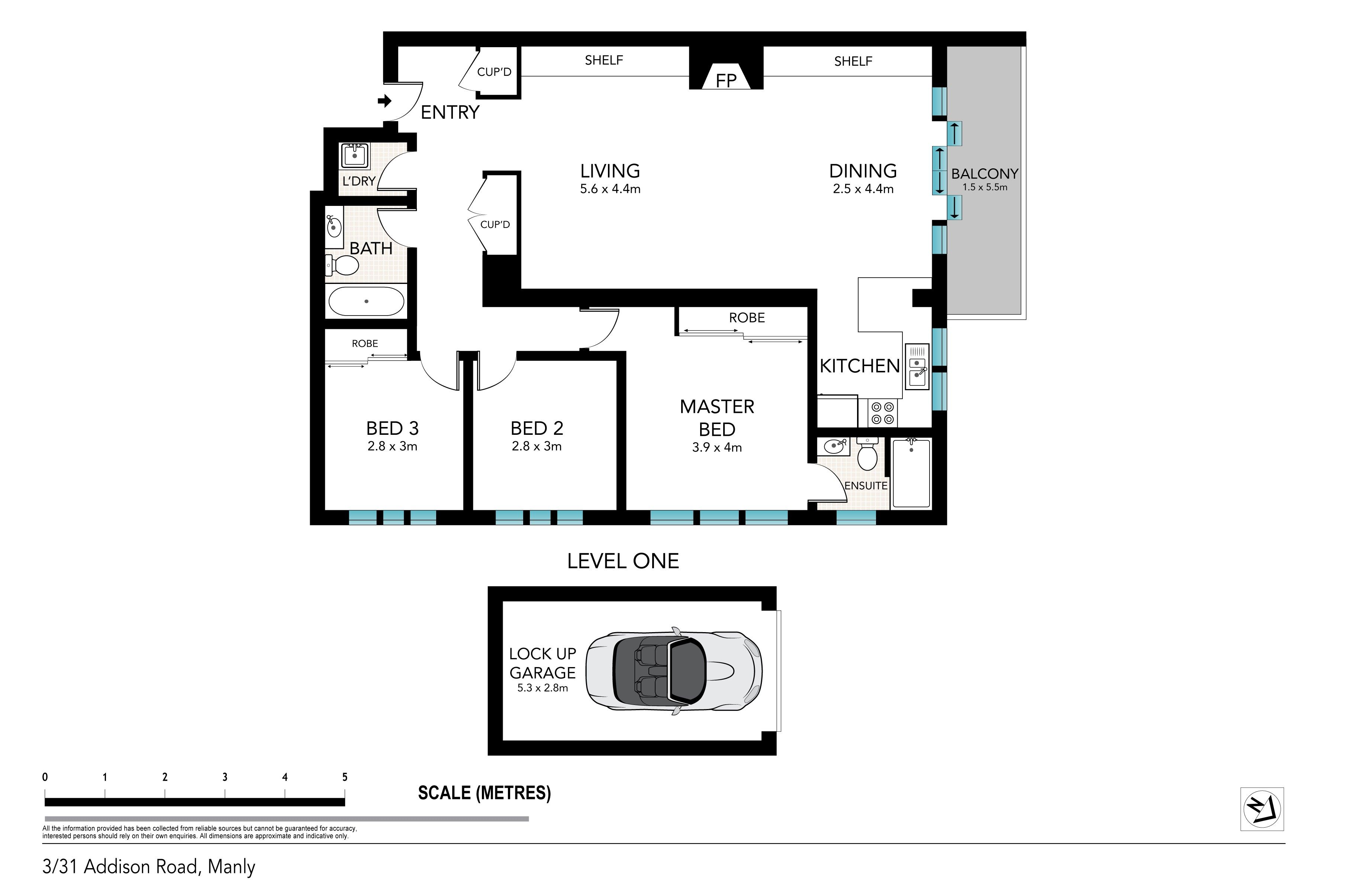 Oversized apartment on Eastern Hill