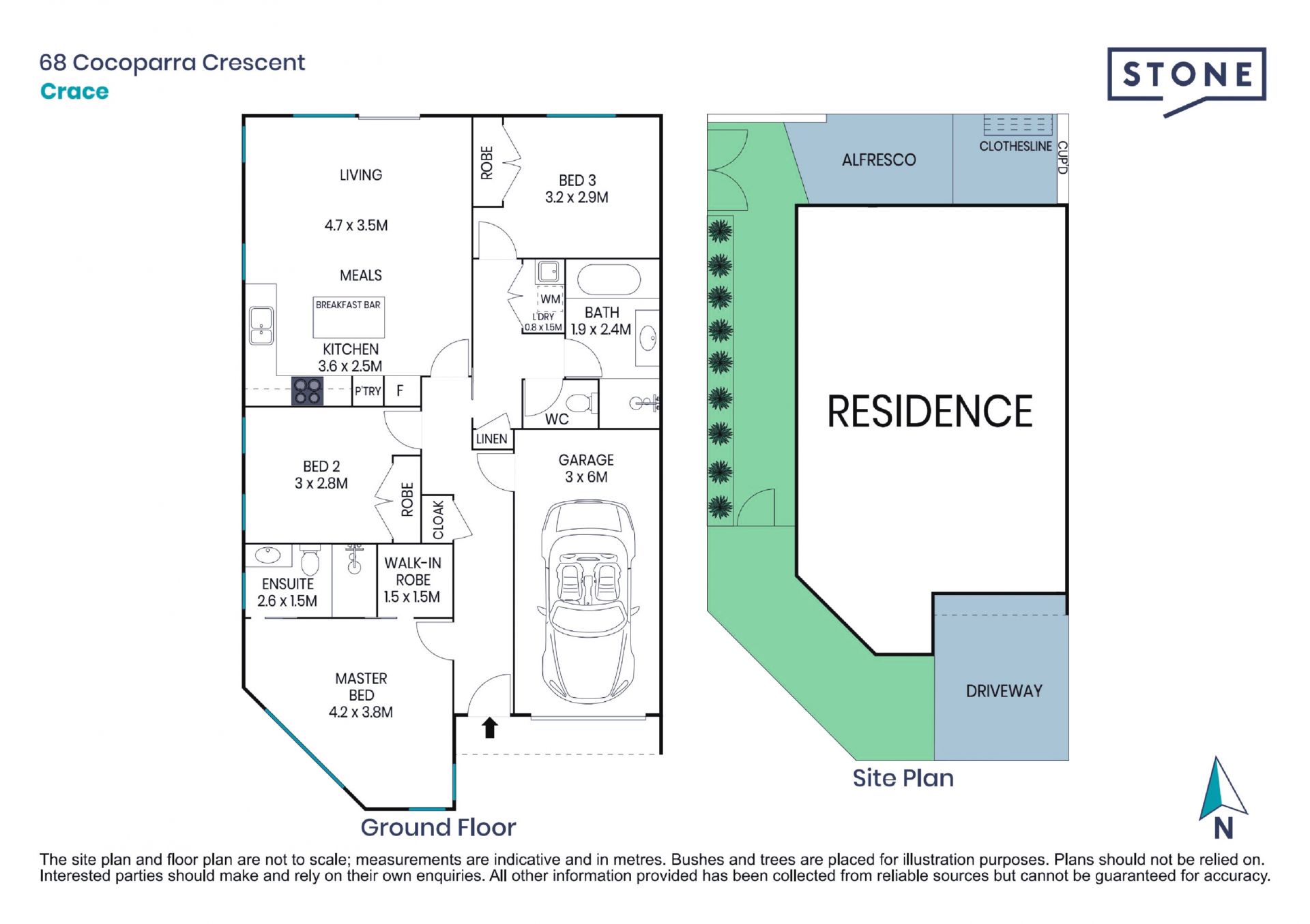 Set in Sought-After Crace, Central and Connected