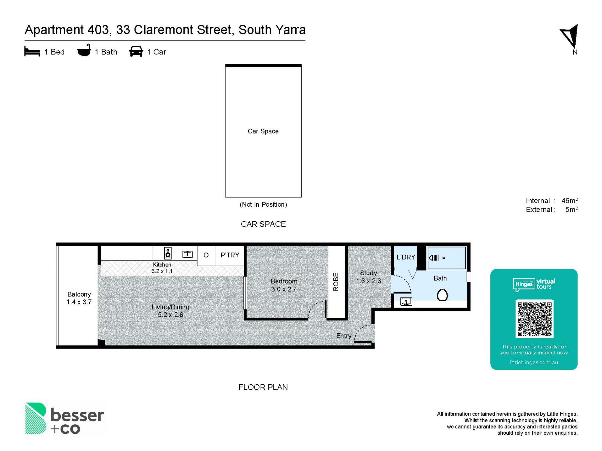403/33 Claremont Street, South Yarra - Thumbnail 4