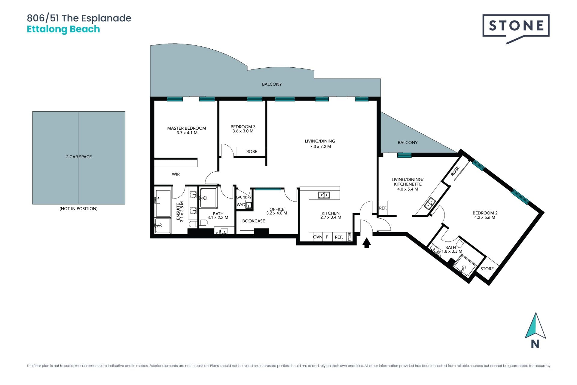 Beachside Penthouse Apartment offering a home with income