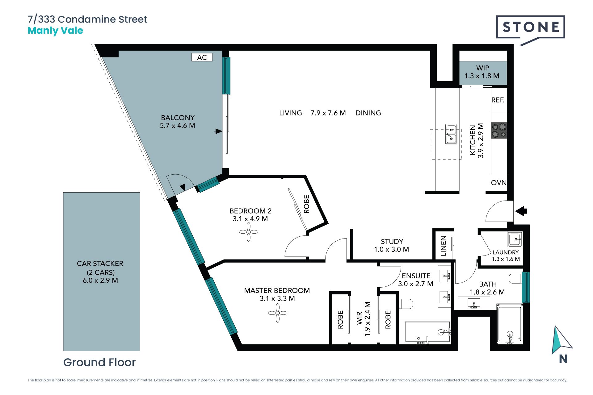Penthouse-style apartment with privacy and tranquillity
