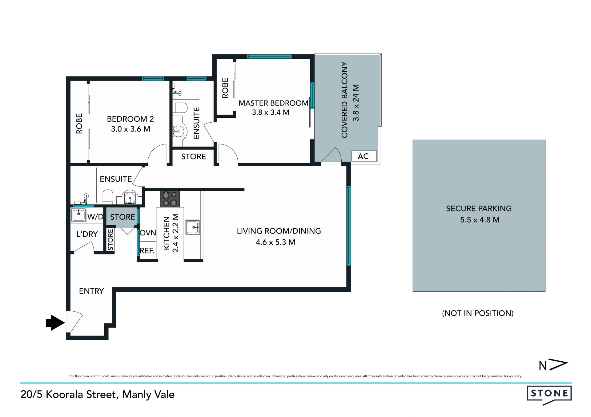 Spacious and conveniently located light filled apartment