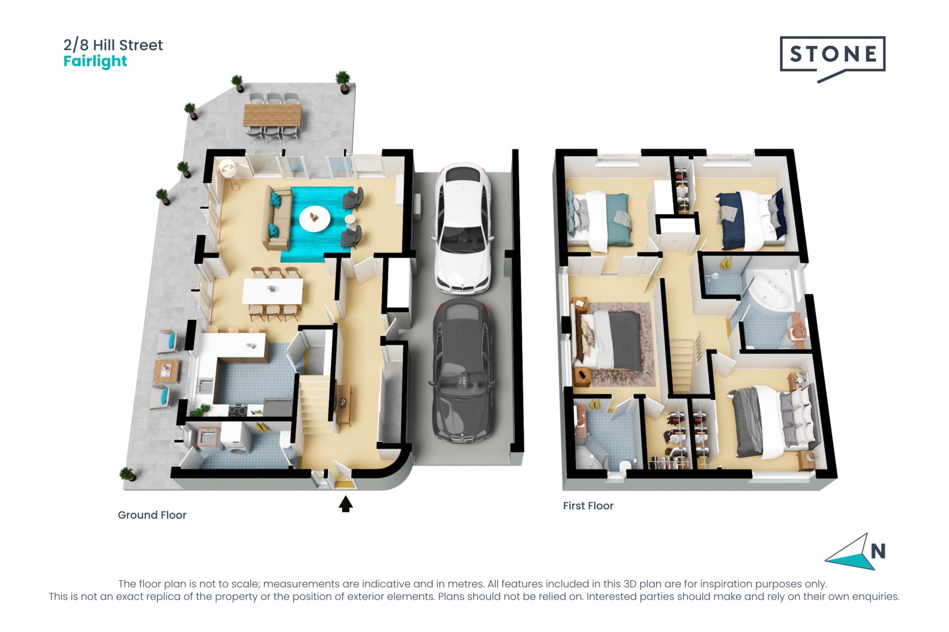 Spacious townhome with a private outdoor retreat