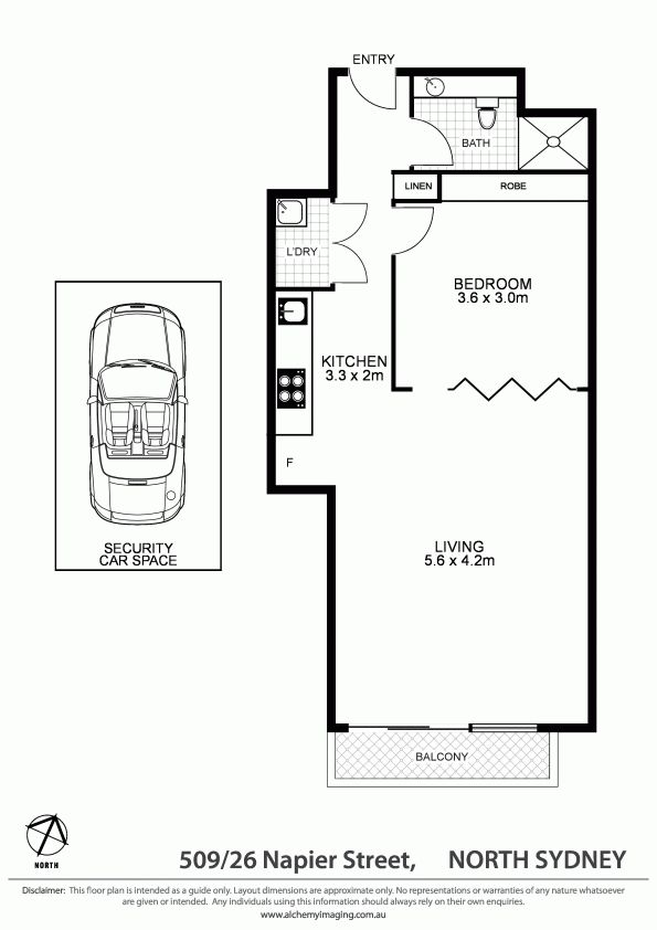 Modern apartment in award winning building