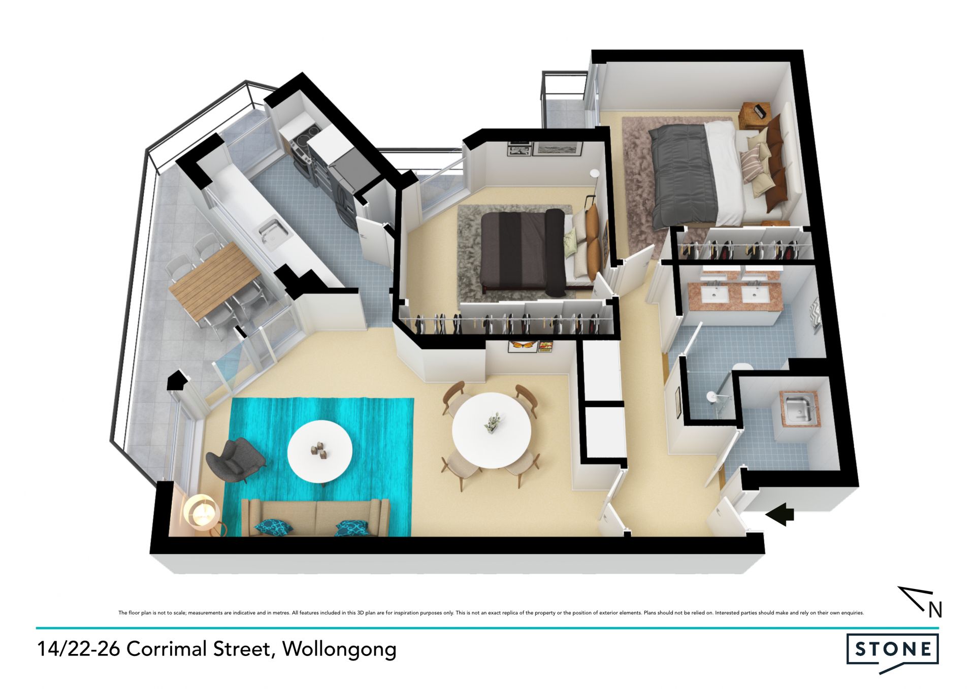 Ocean view apartment basks in northern sun