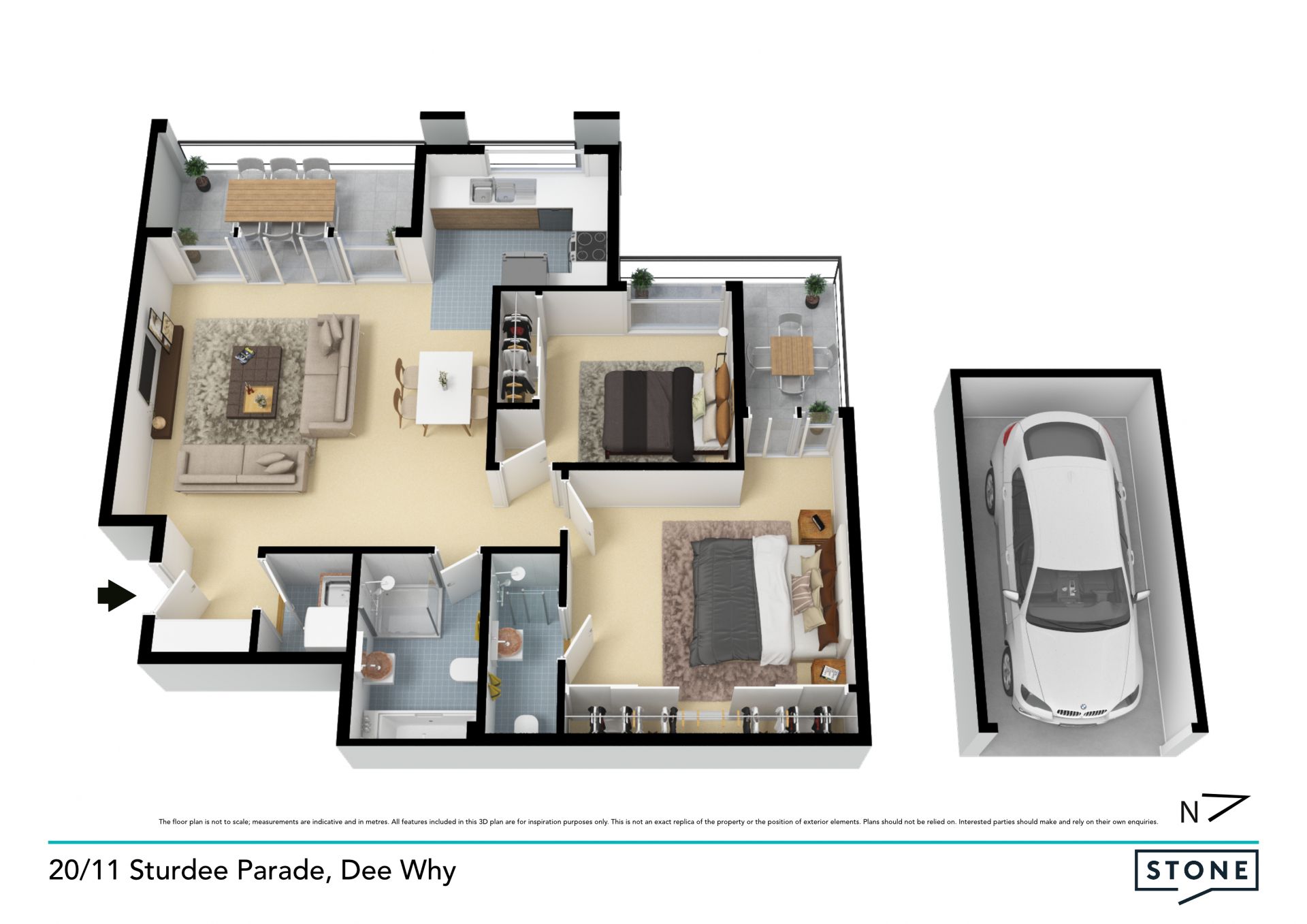 Oversized luxury apartment opposite Dee Why Grand
