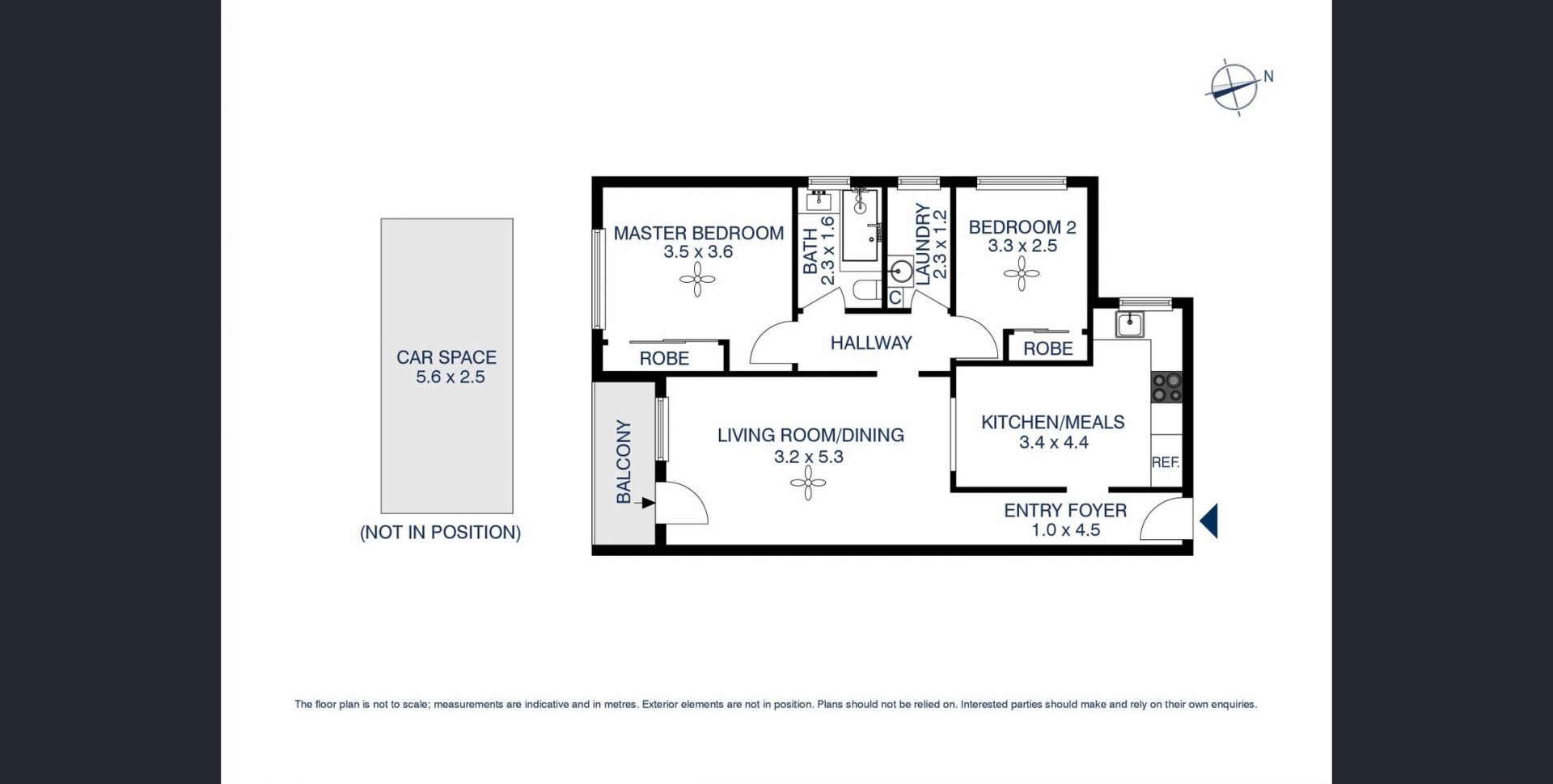 Two Bedroom with Privacy & Convenience