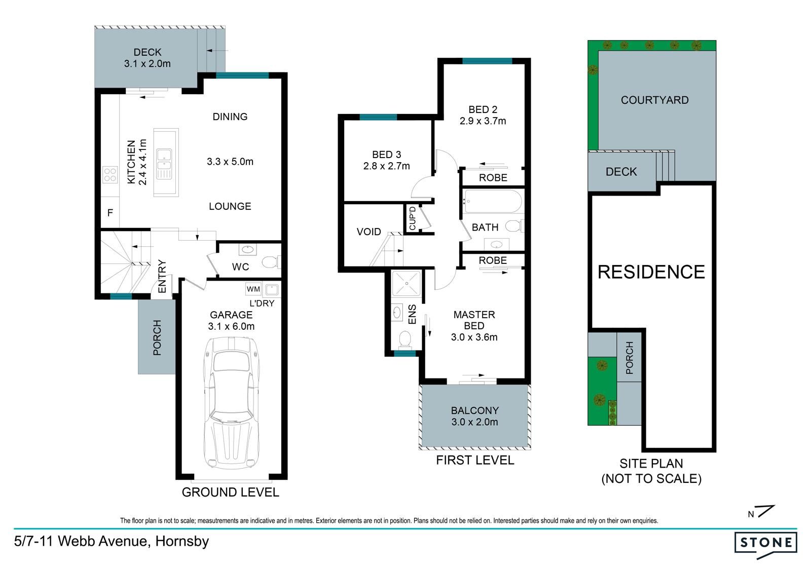 Stylish & Spacious Townhouse with Courtyard Charm