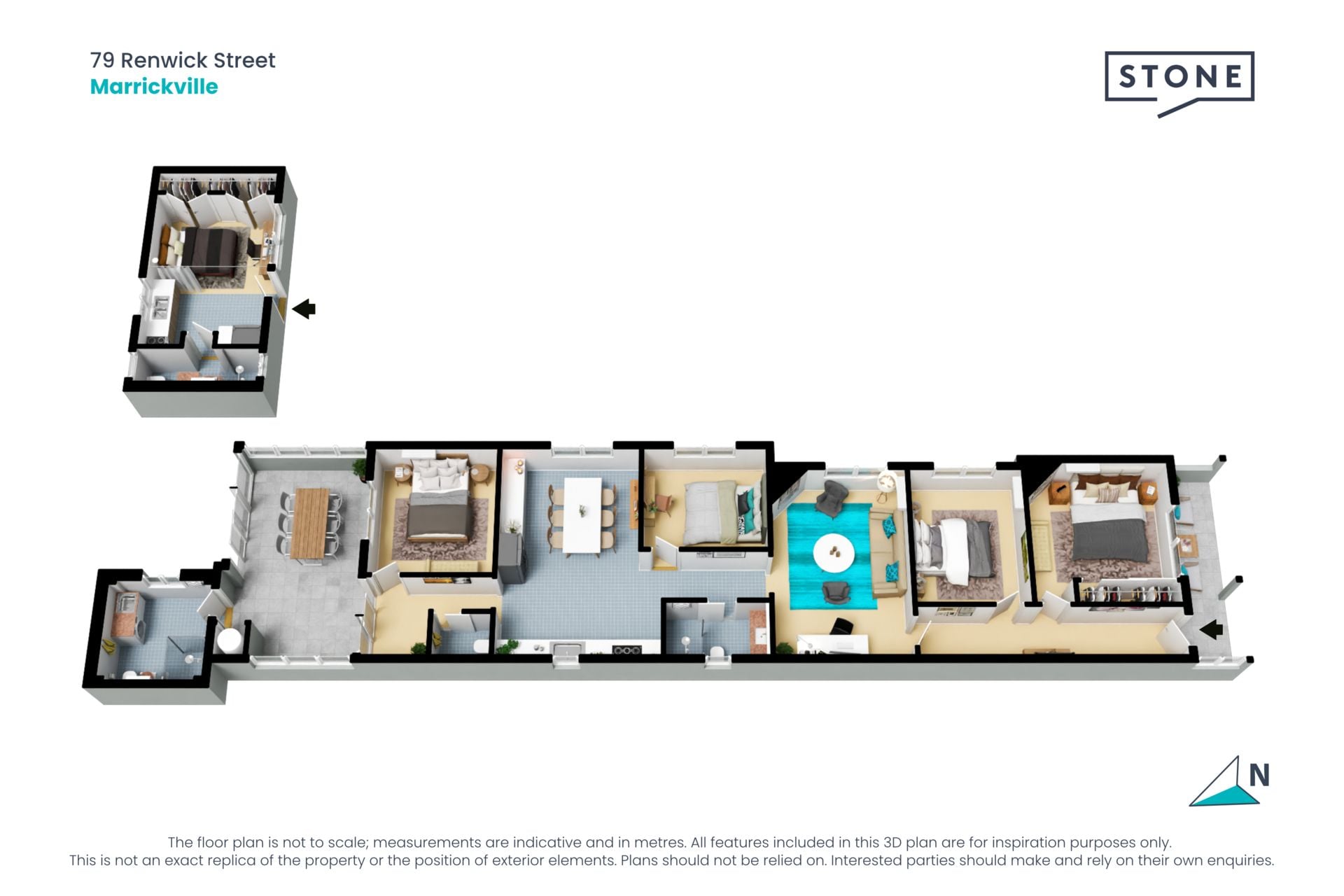 Updated freestanding home with self-contained studio