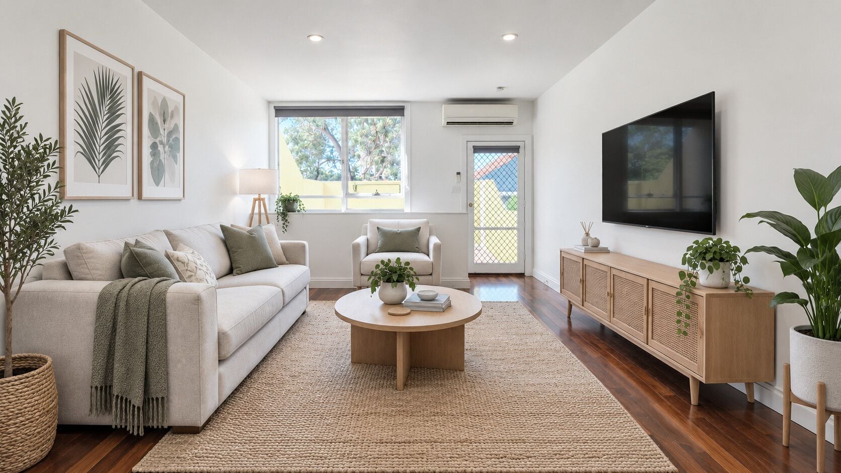 Comfortable and well-presented living area