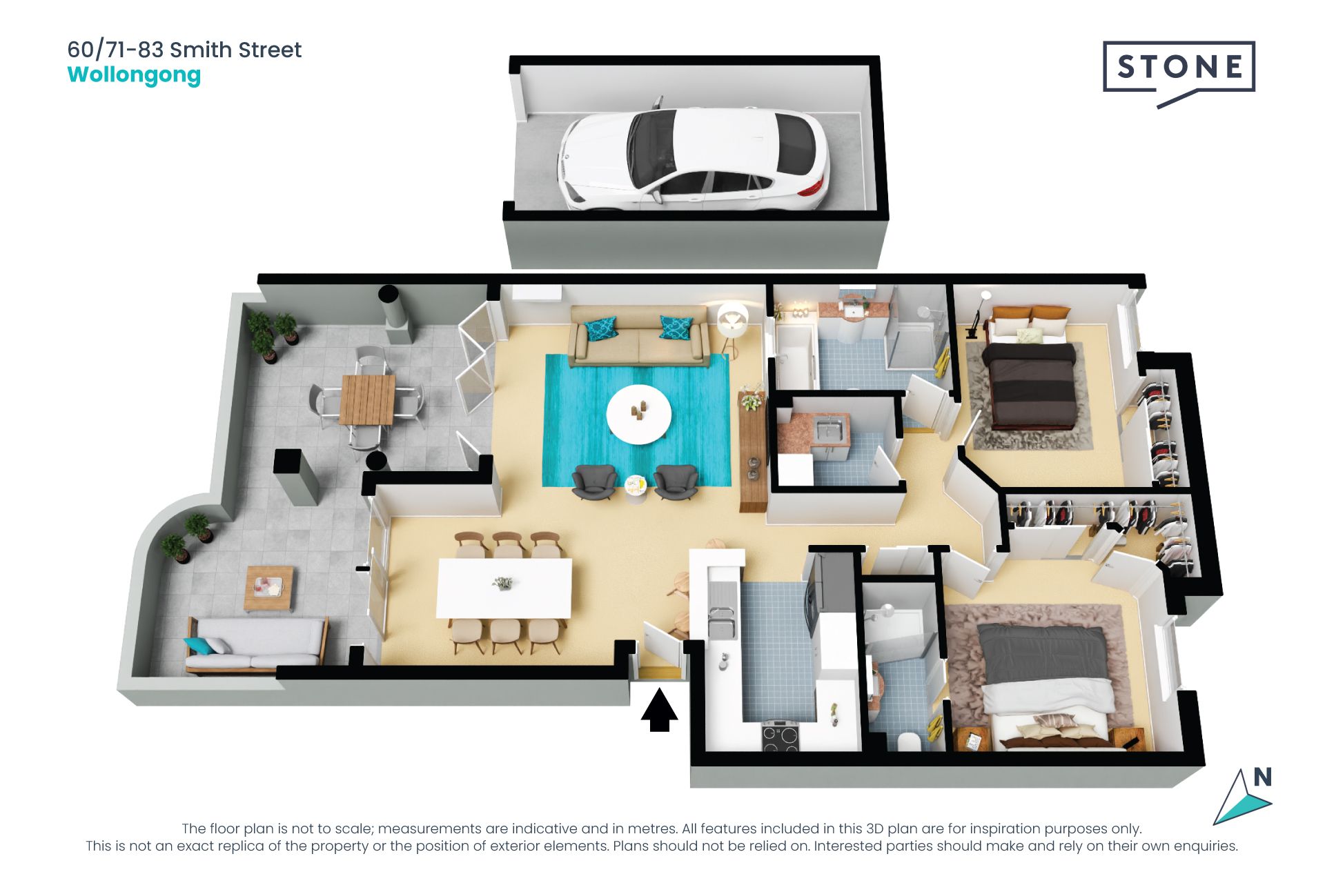 Sunny Garden Apartment