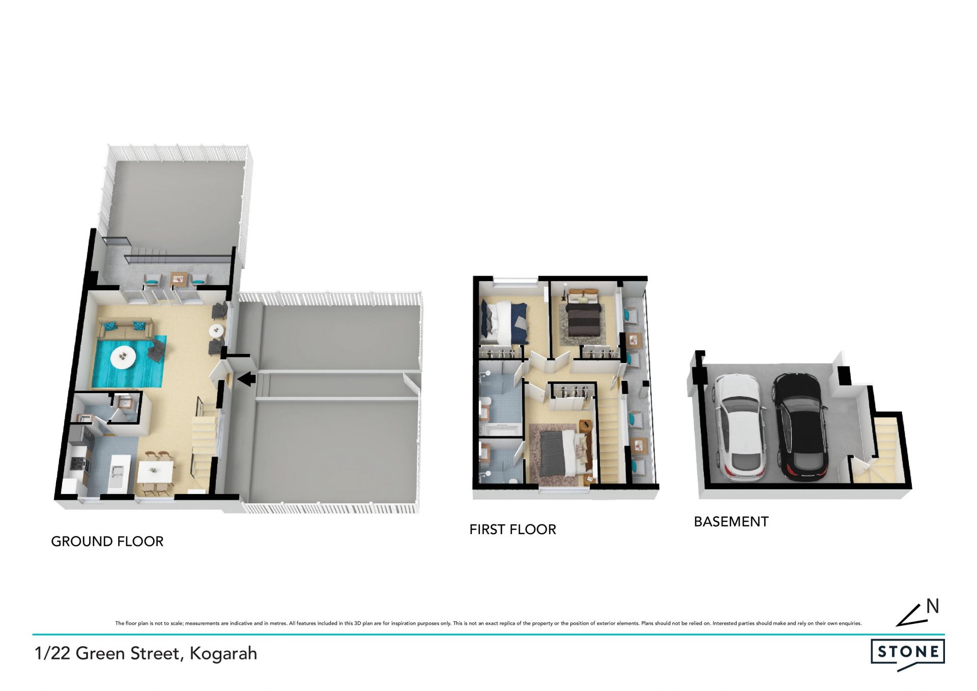Modern townhouse in boutique setting