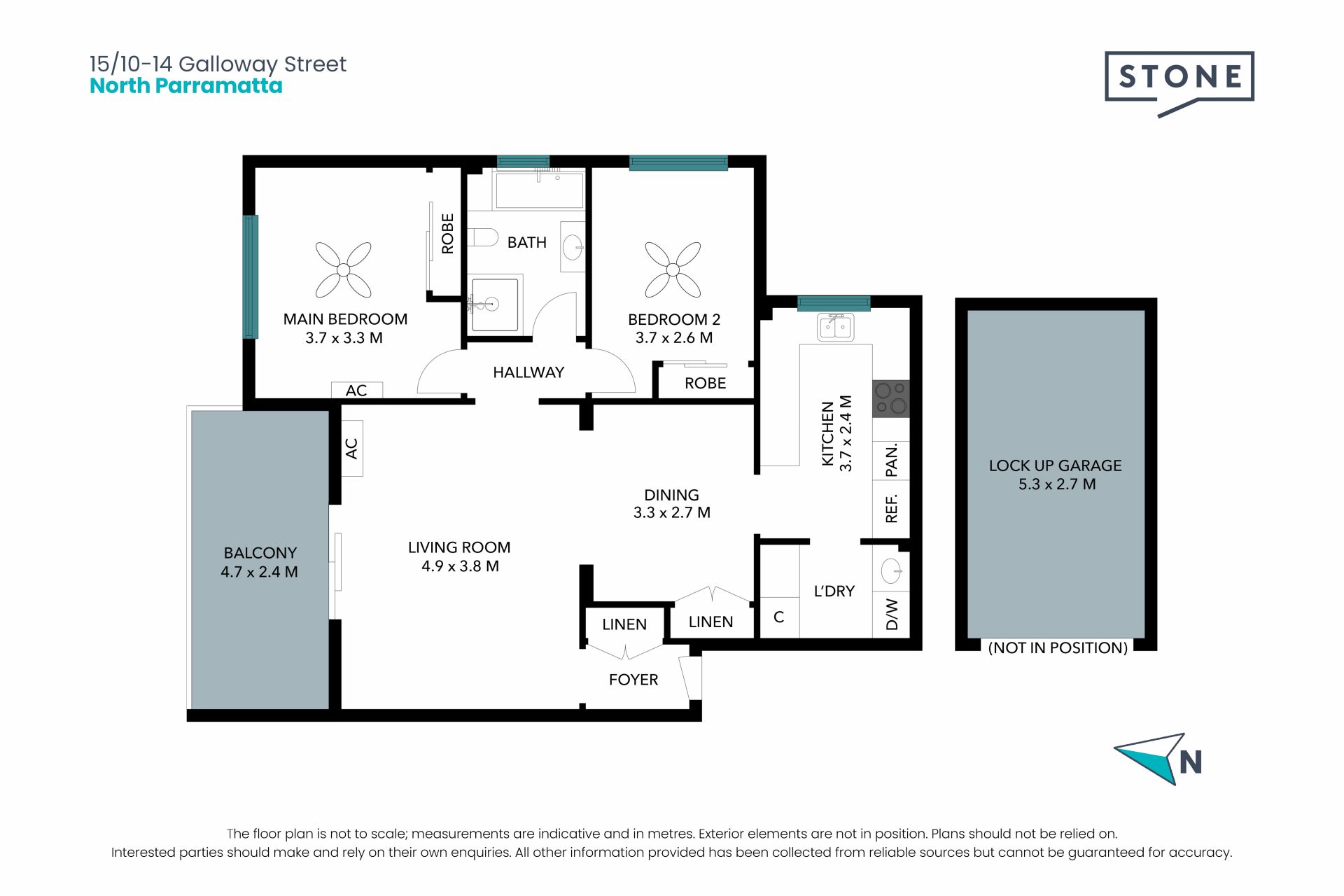Bright Two-Bedroom Apartment with Renovated Interiors