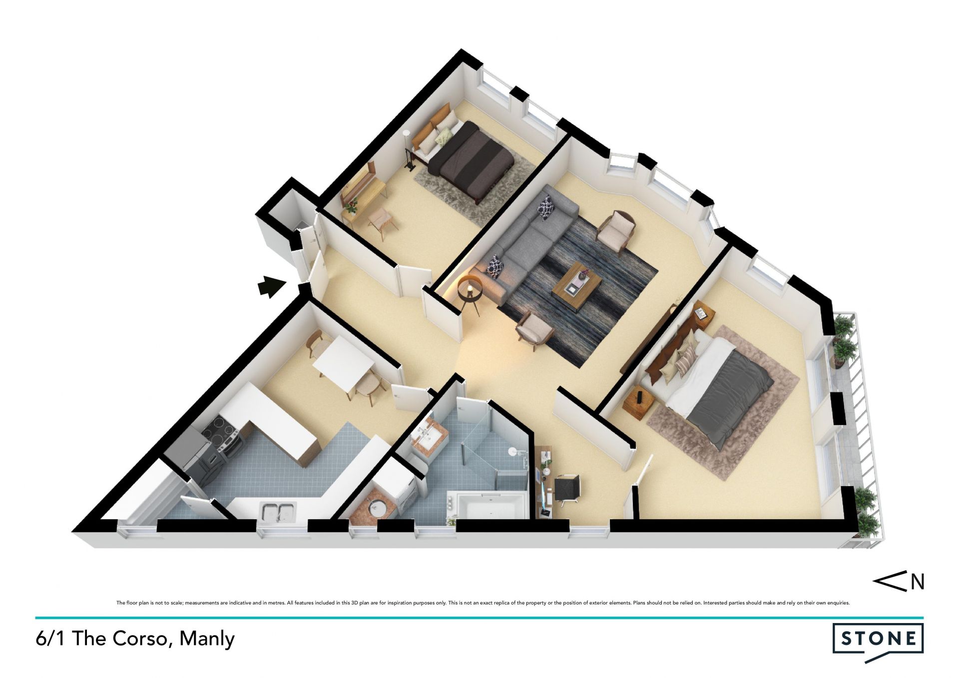 Majestic apartment in unbeatable lifestyle setting
