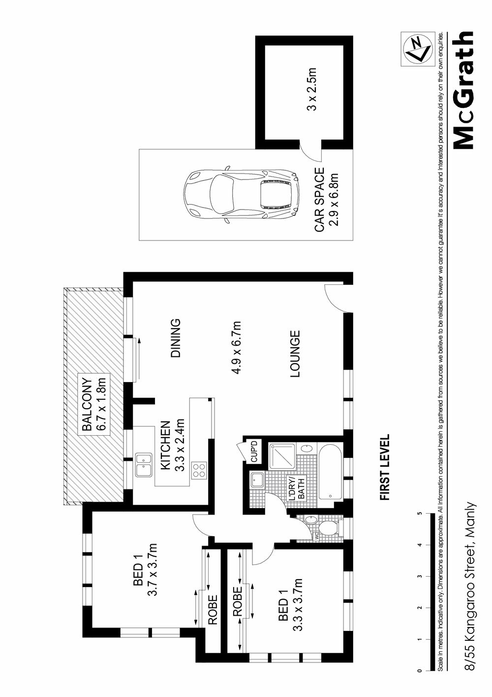 Renovated apartment minutes from the beach
