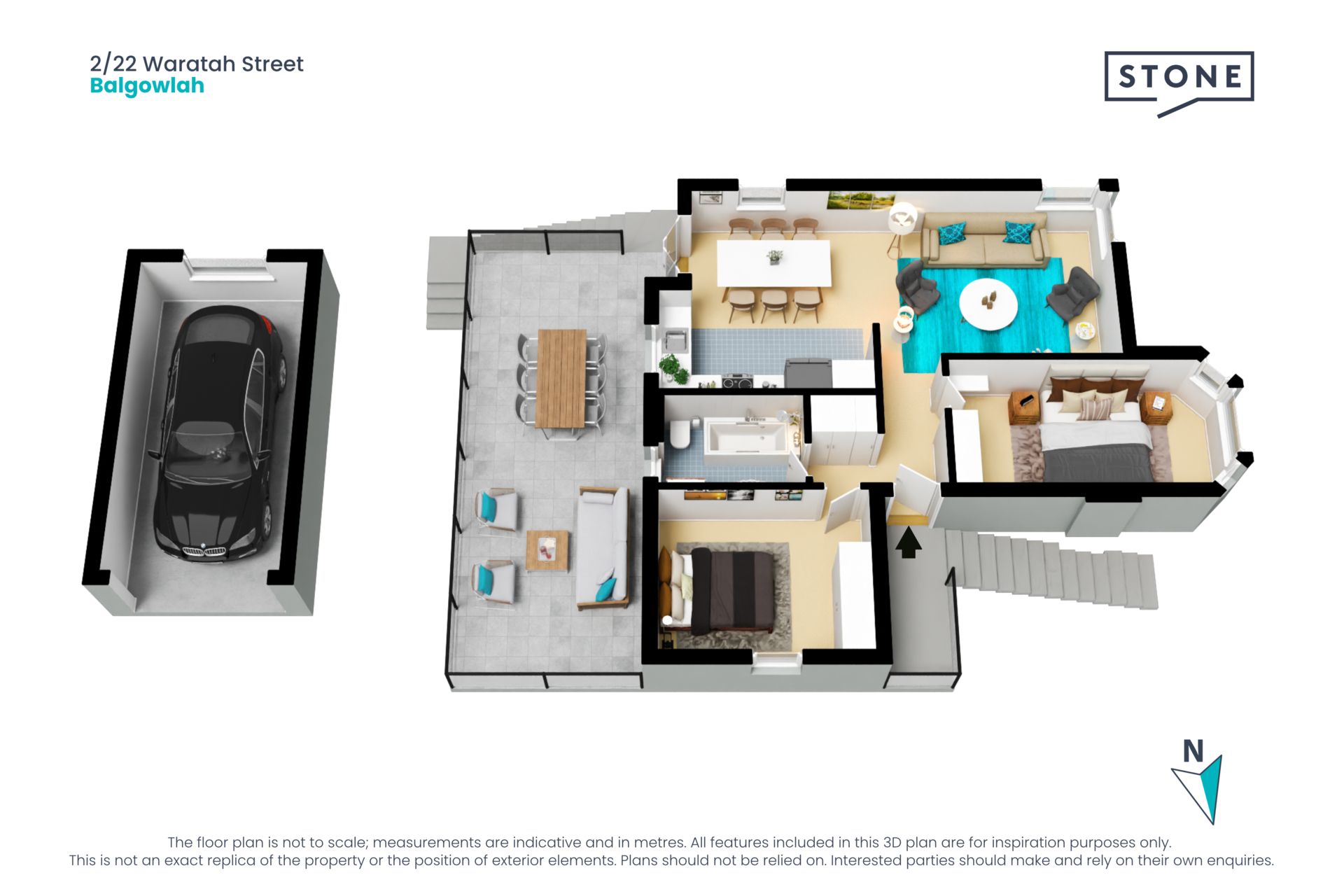 Gorgeous upper duplex with a massive covered deck