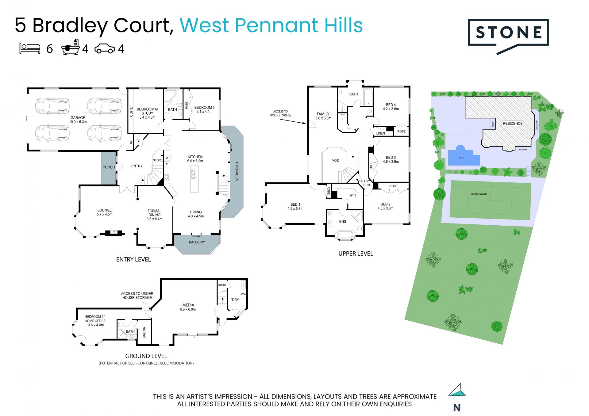 Breathtaking beauty in Murray Farm catchment with infinity pool and tennis court