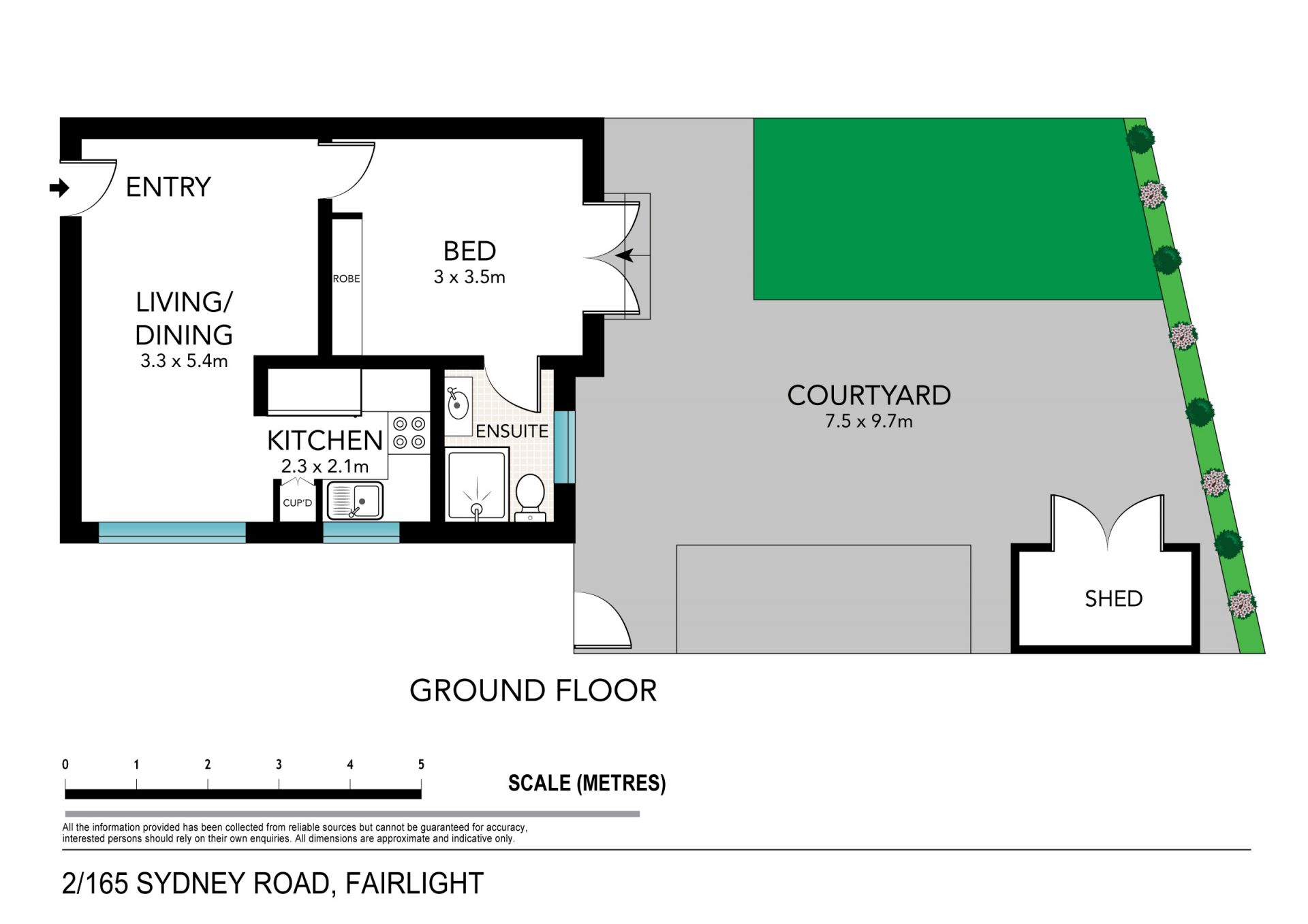 Pet-friendly garden apartment