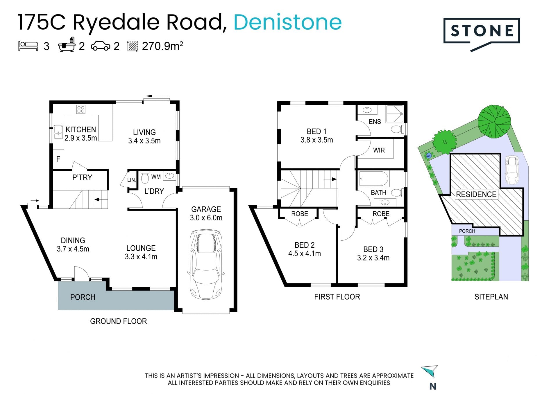 Torrens Title Townhouse (no strata fees) - 400m walk to Denistone Station