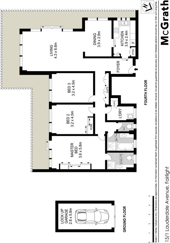 Spacious apartment with superior harbour views