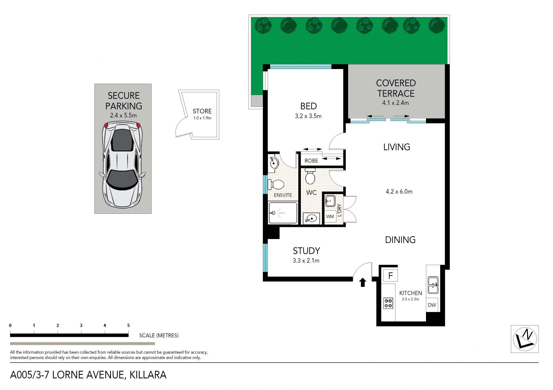 Oversized garden apartment in sought after location