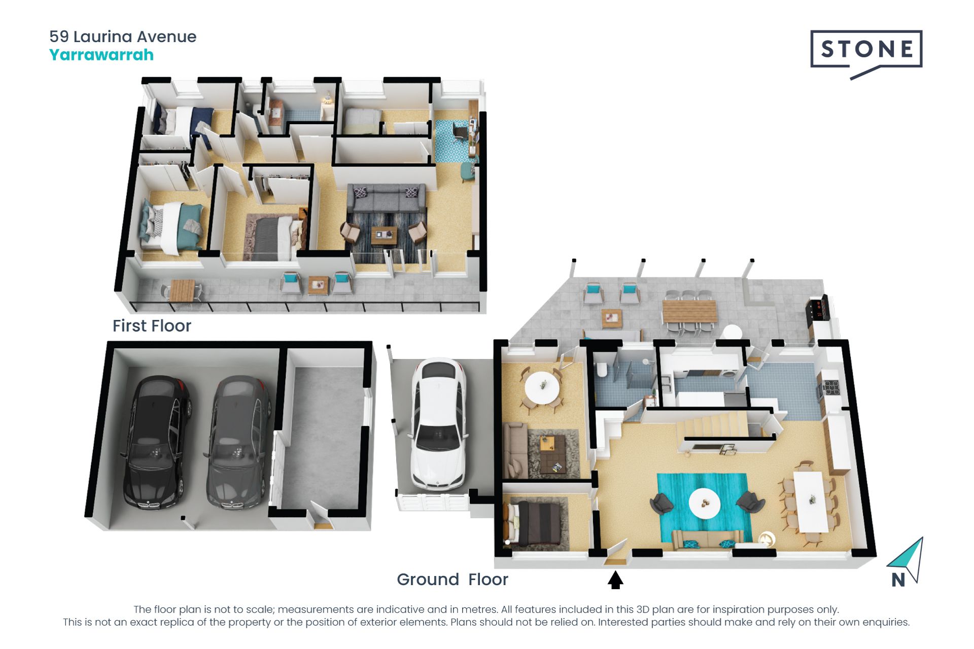 Updated family oasis with north to rear gardens