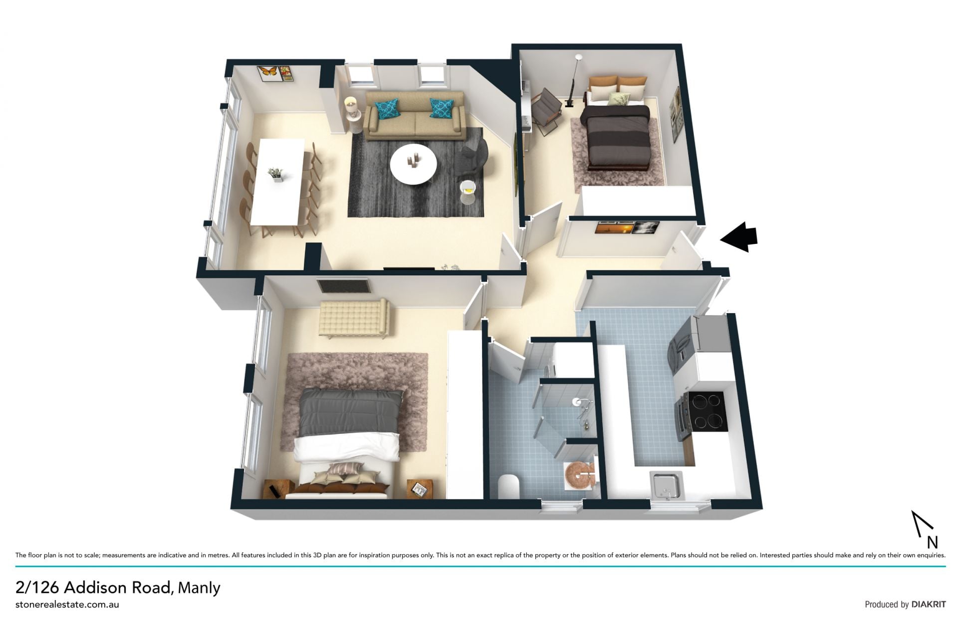 Immaculate apartment nestled on Eastern Hill