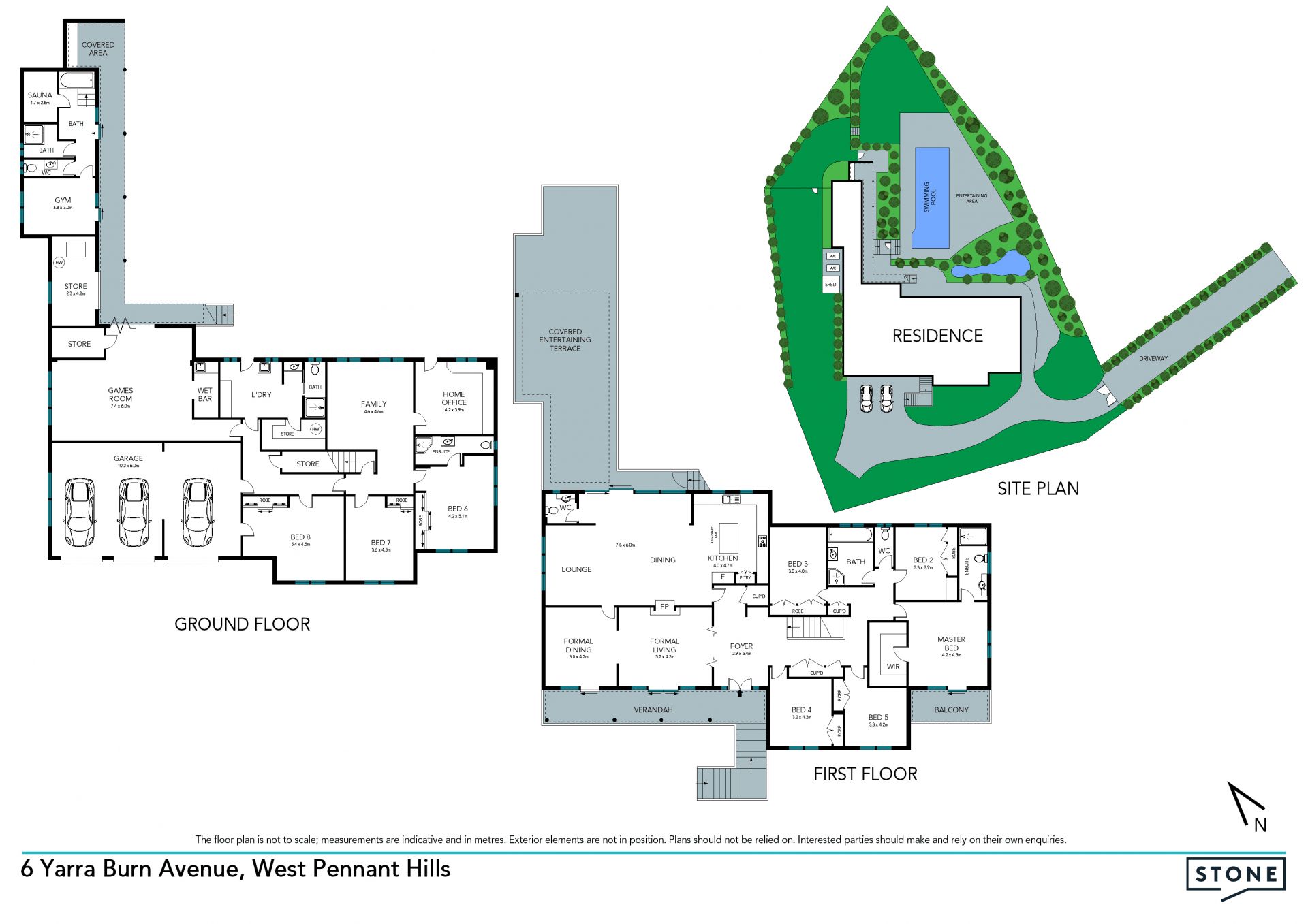 Amazing space on a magnificent 2232sqm parcel