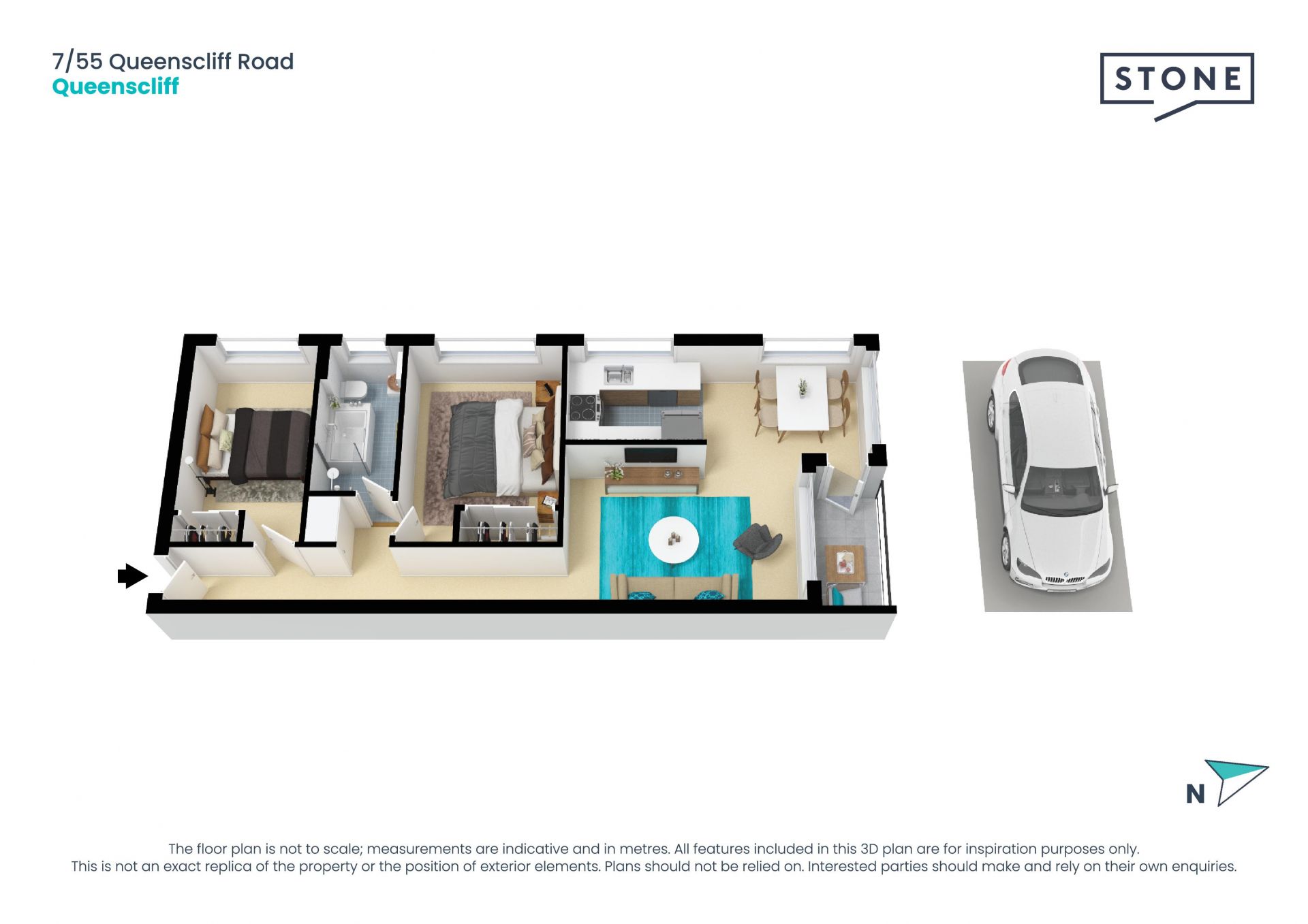 Coastal beach pad in a convenient beachside location
