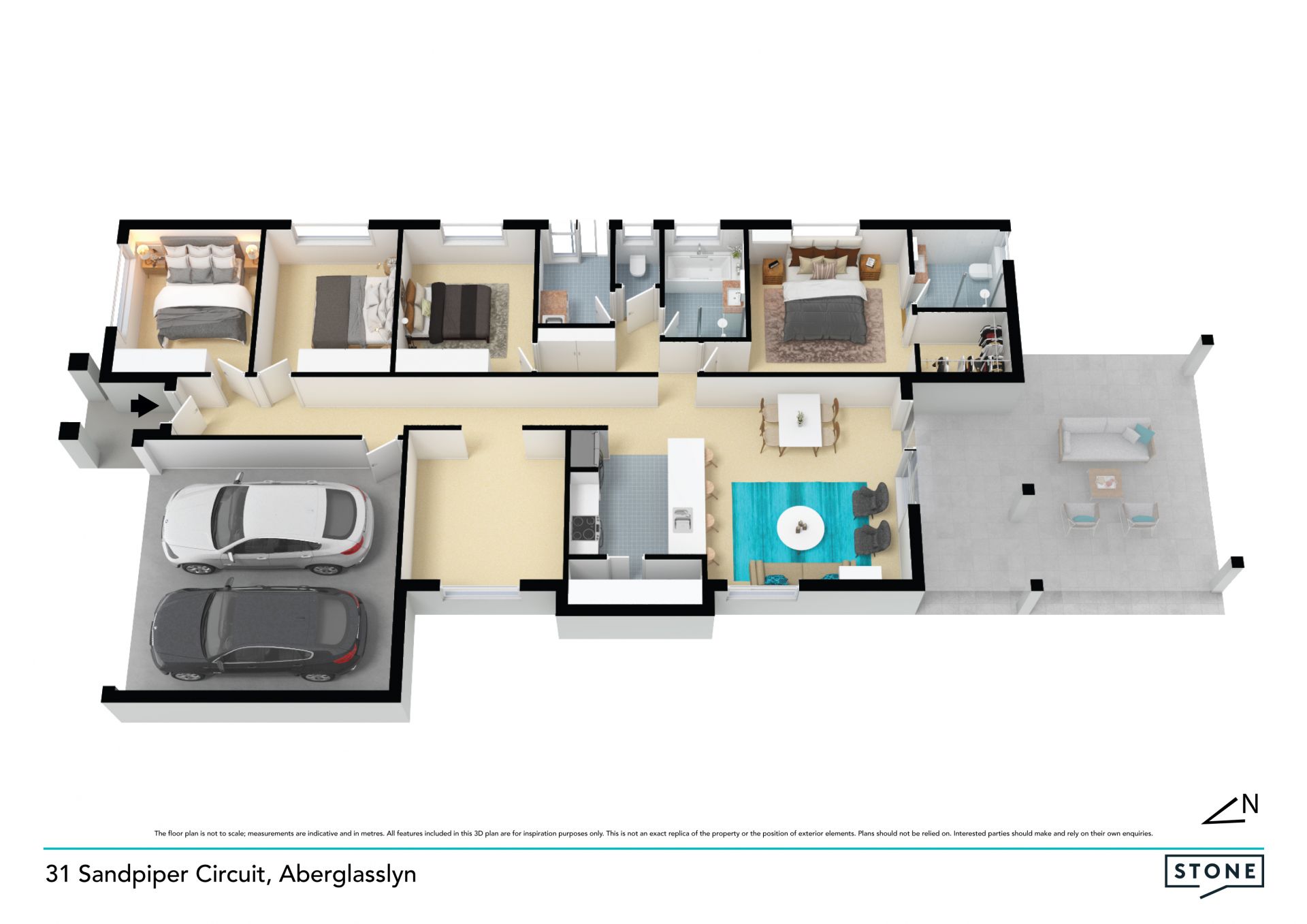 Modern home with a great family layout