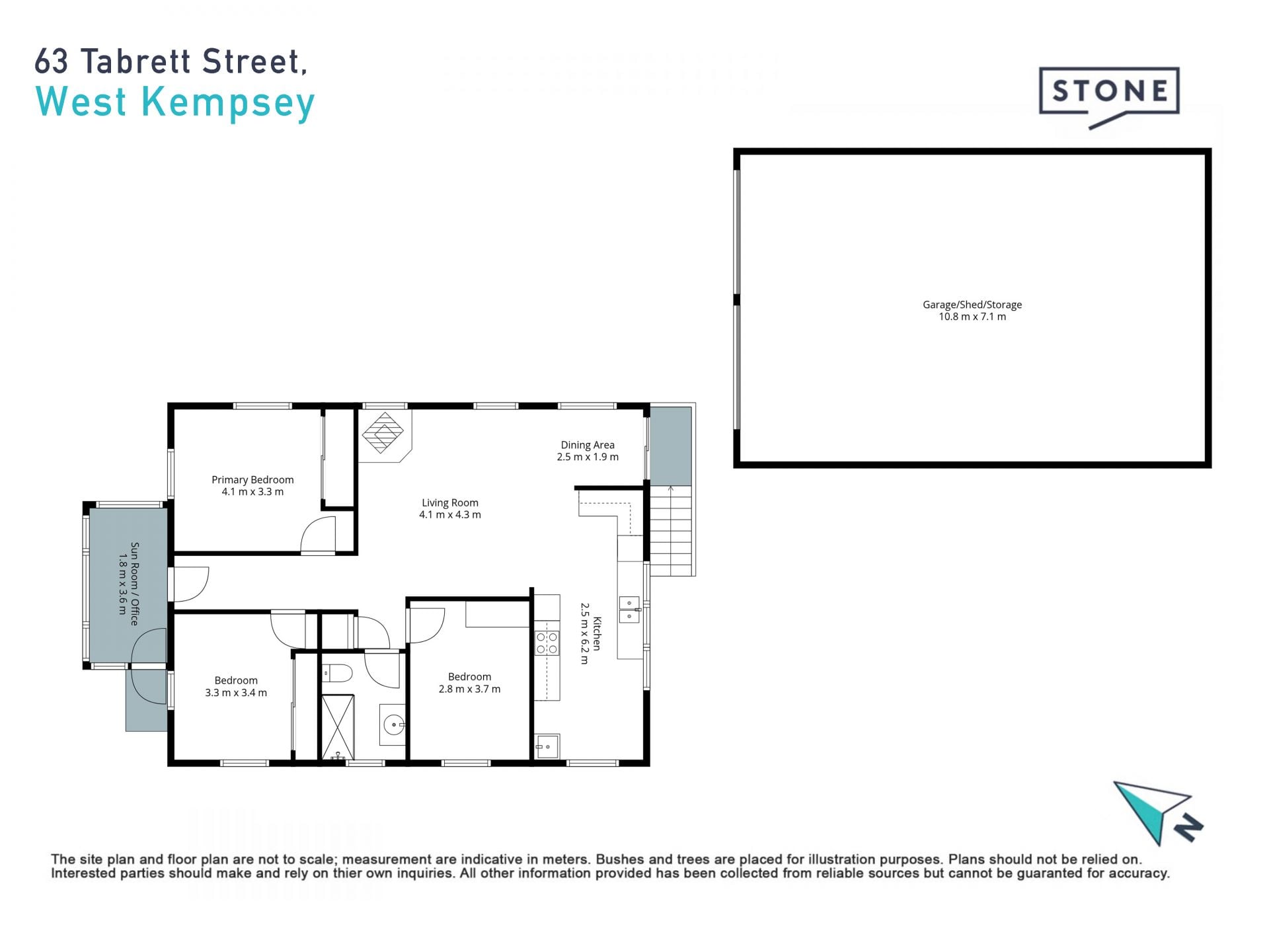 2 Lots with Stylish Home and Large Shed!