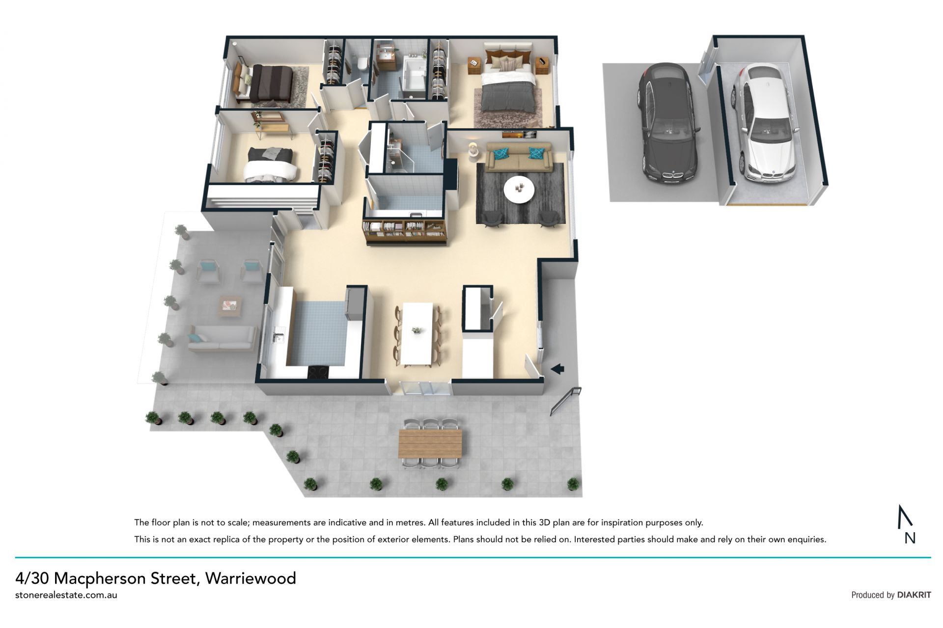 Single level modern townhome