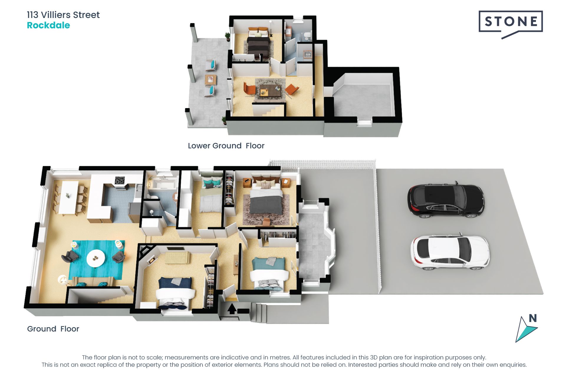 Freestanding renovated bungalow over two levels
