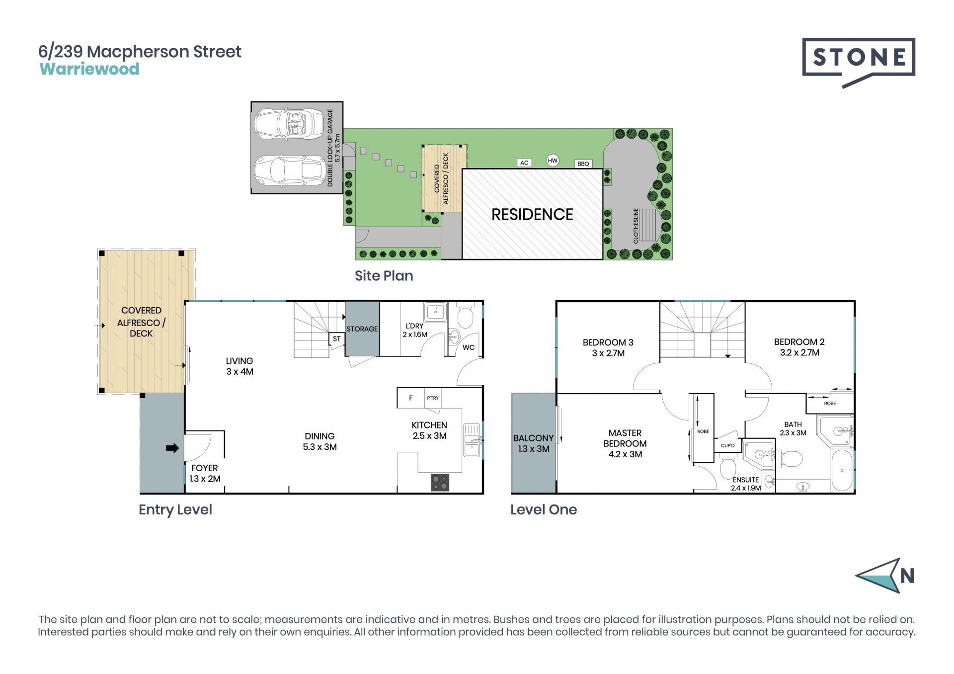 Superb inside-outside flow townhome with sunny North-East aspect in serene setting